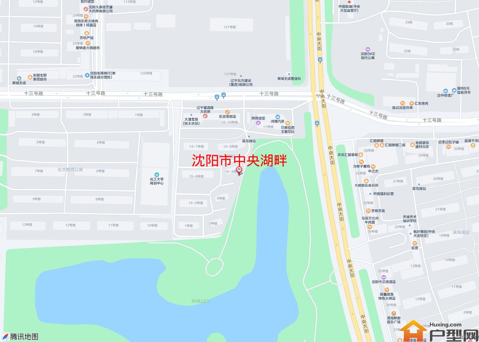 中央湖畔小区 - 户型网