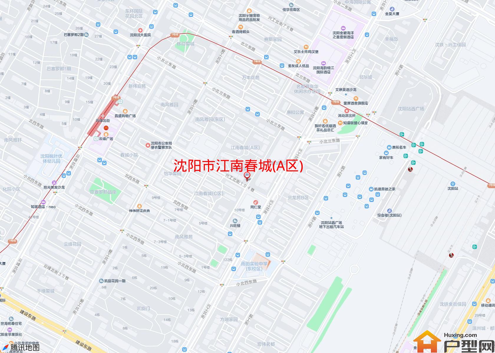 江南春城(A区)小区 - 户型网