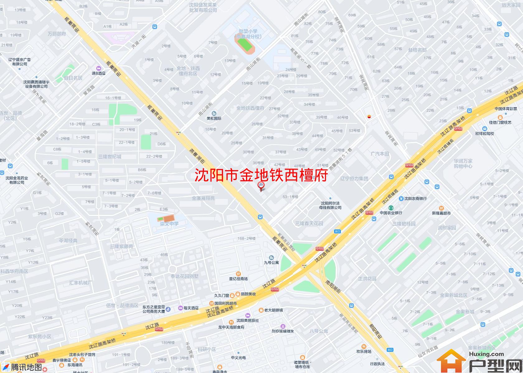 金地铁西檀府小区 - 户型网