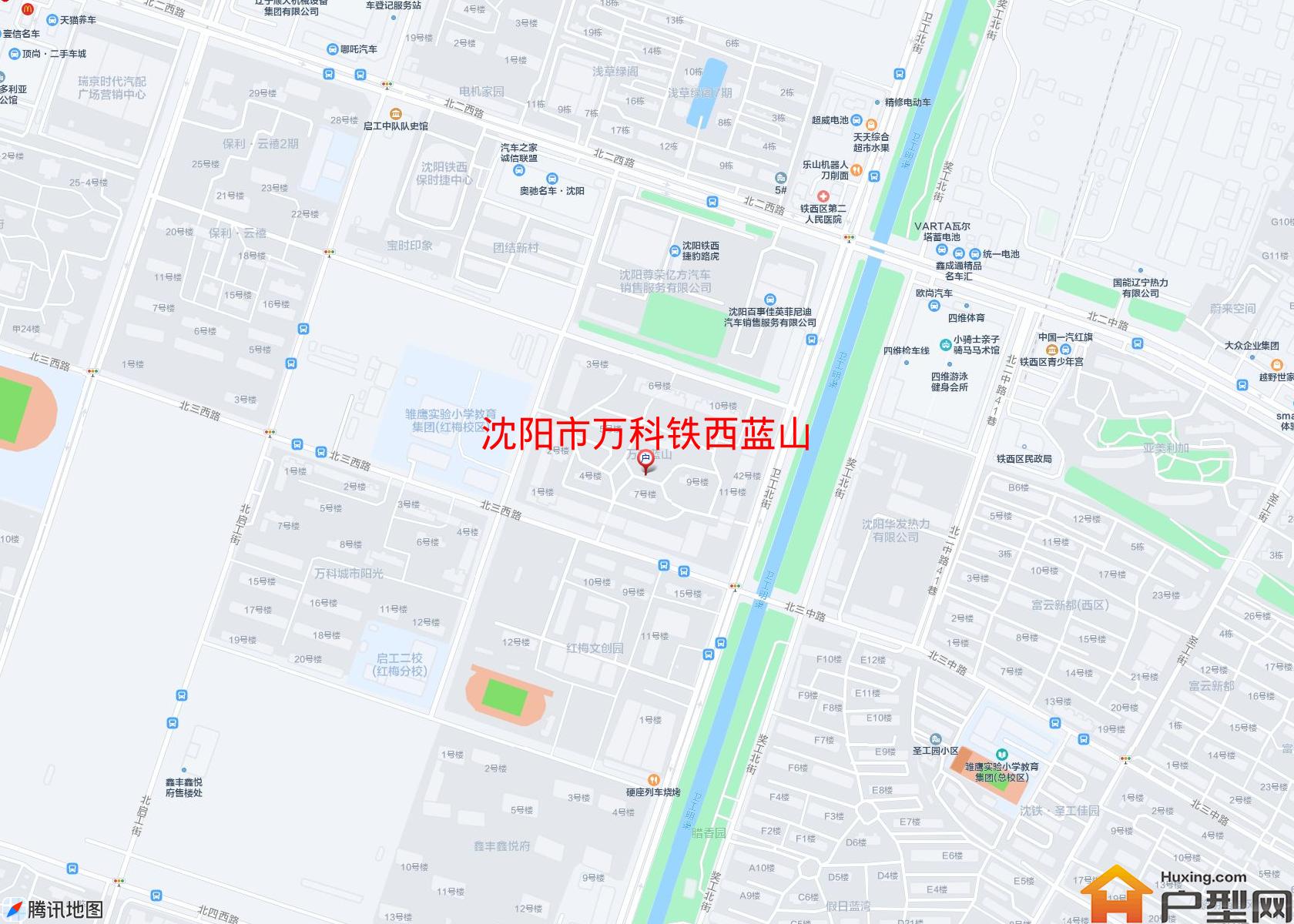 万科铁西蓝山小区 - 户型网