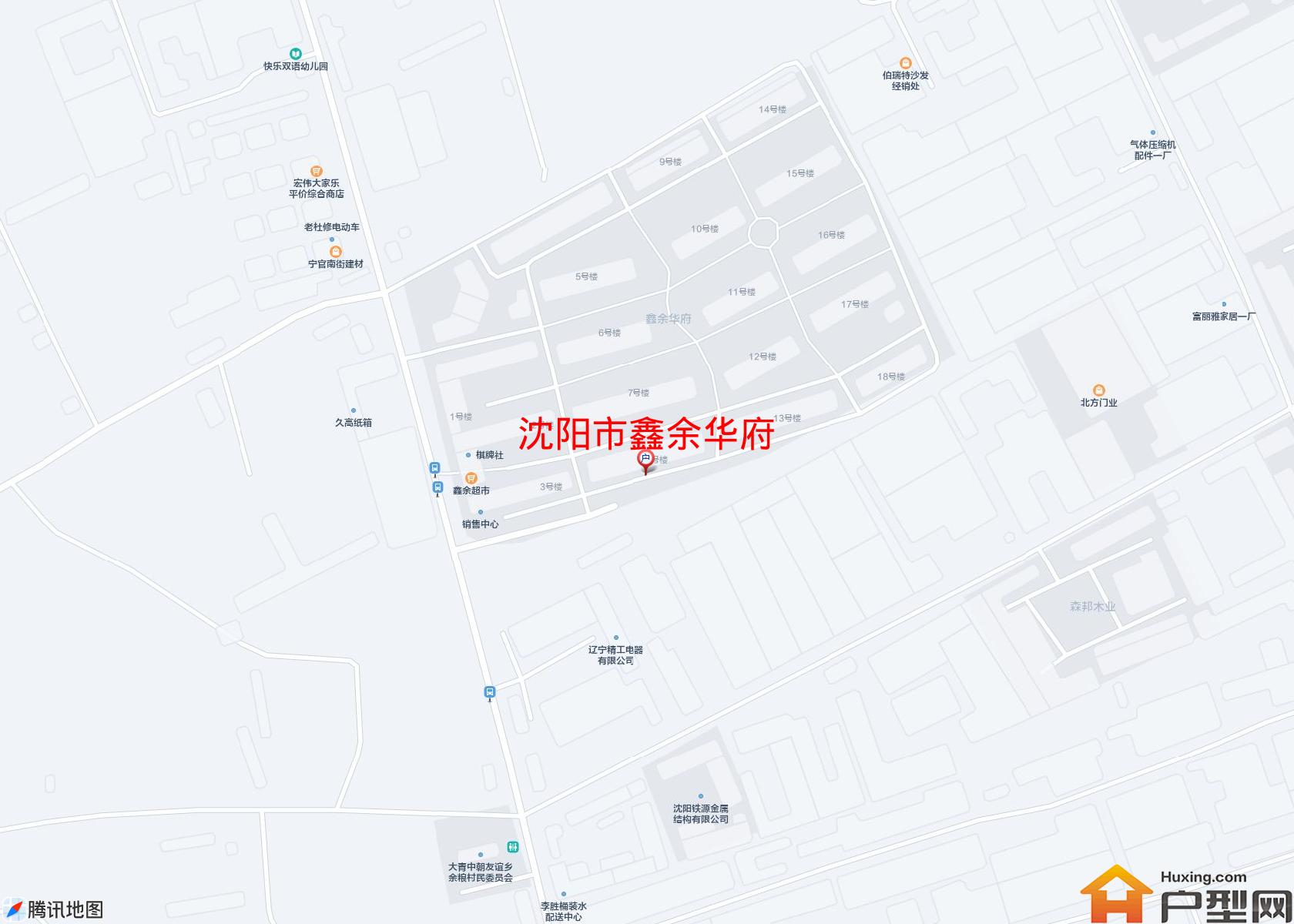 鑫余华府小区 - 户型网