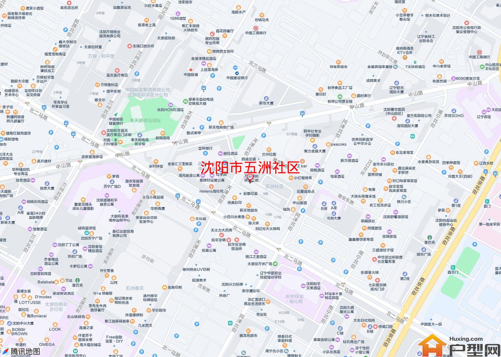 五洲社区小区 - 户型网