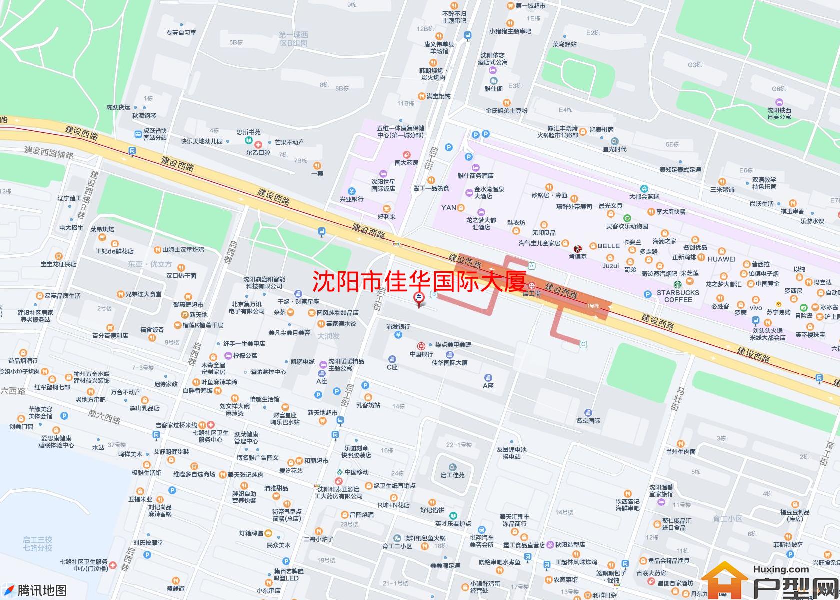 佳华国际大厦小区 - 户型网