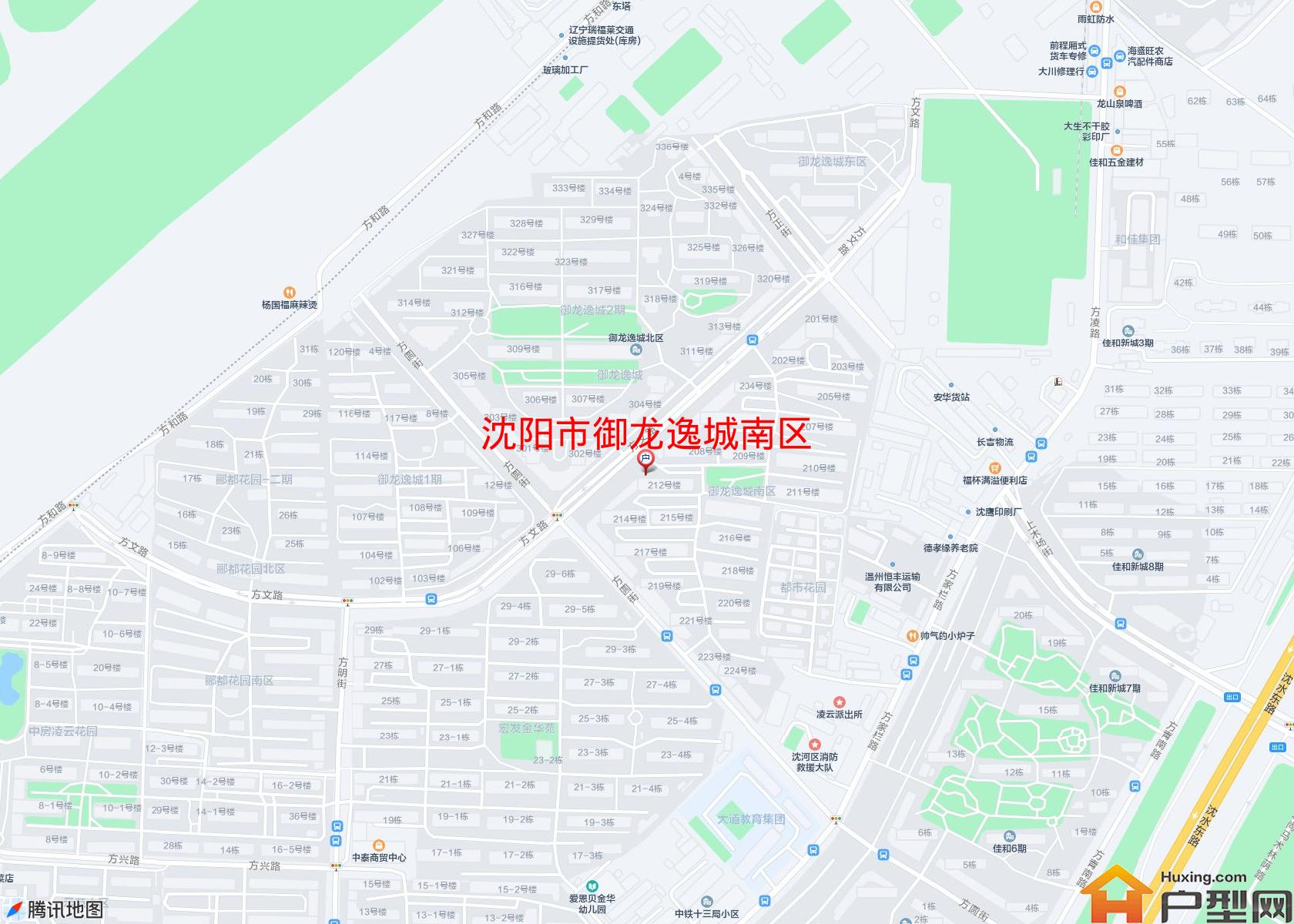 御龙逸城南区小区 - 户型网