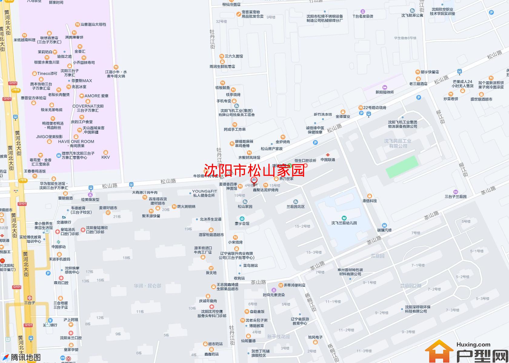 松山家园小区 - 户型网