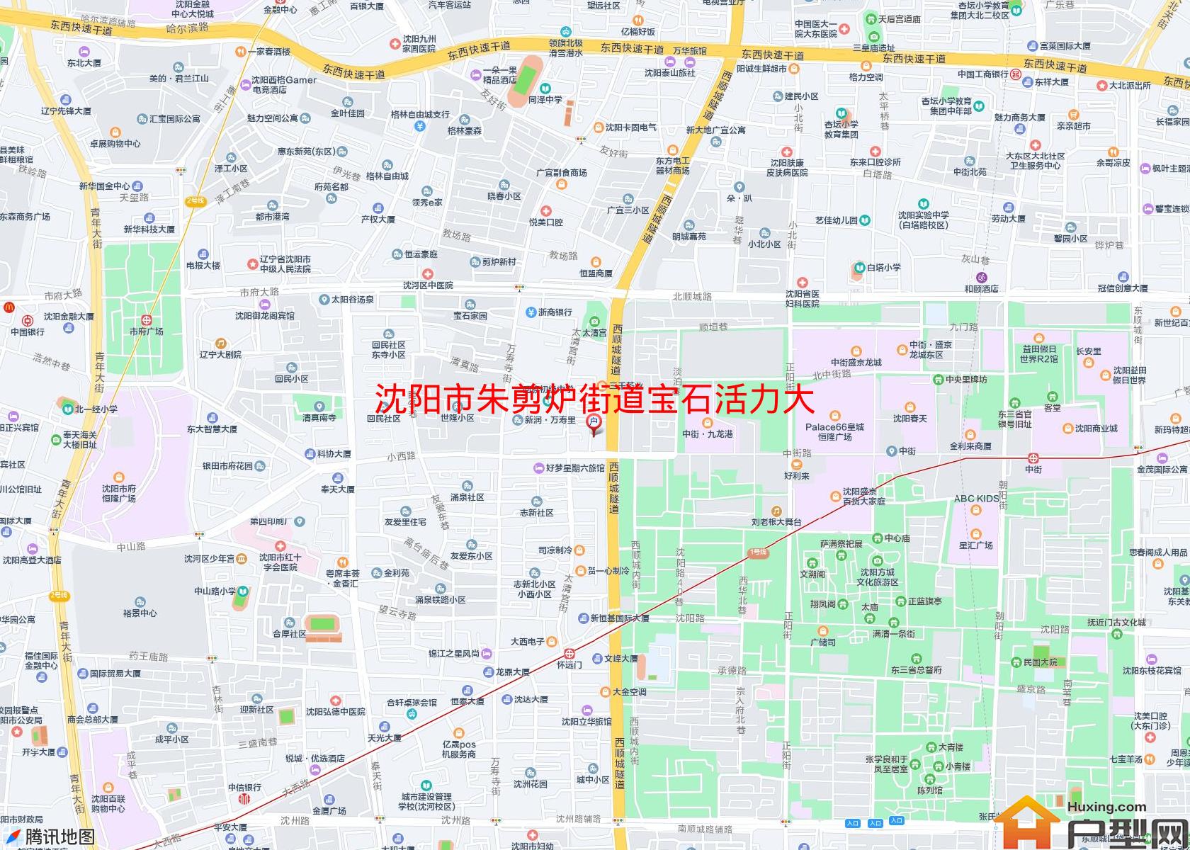 朱剪炉街道宝石活力大院小区 - 户型网