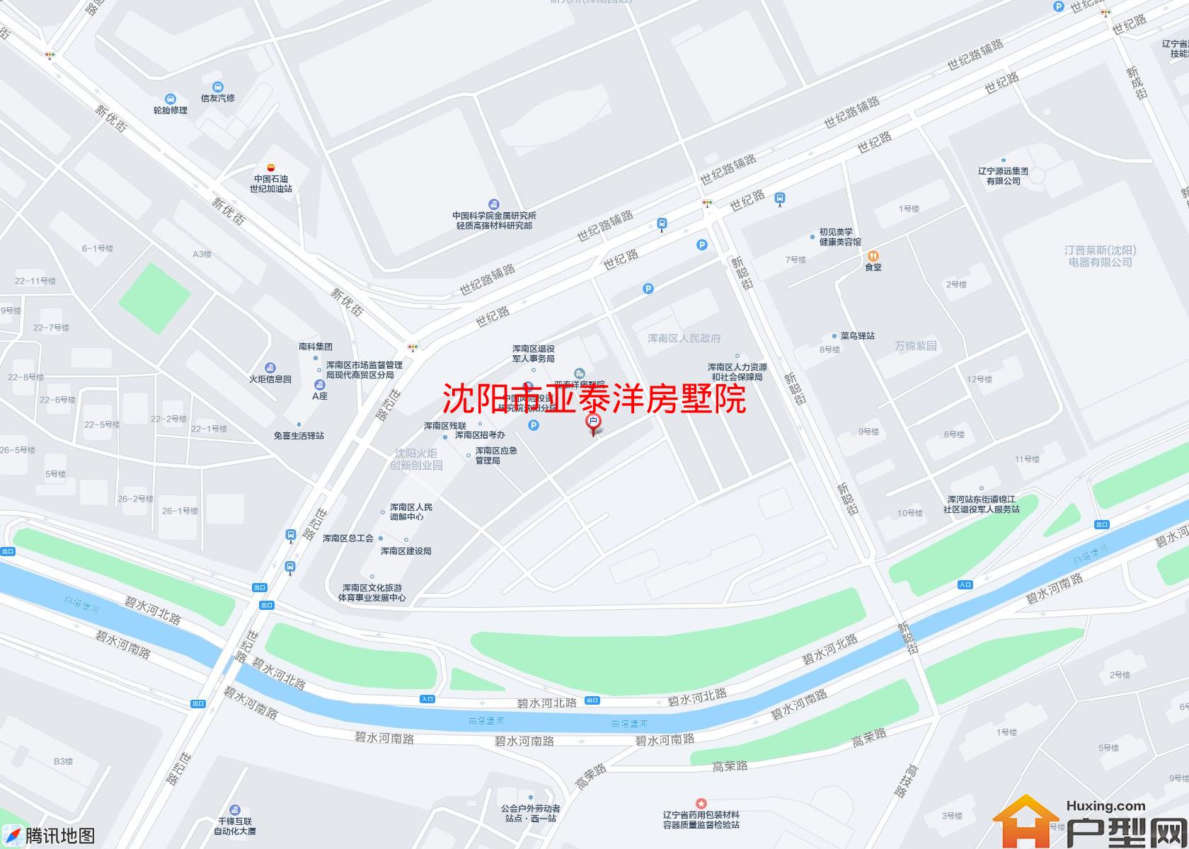 亚泰洋房墅院小区 - 户型网