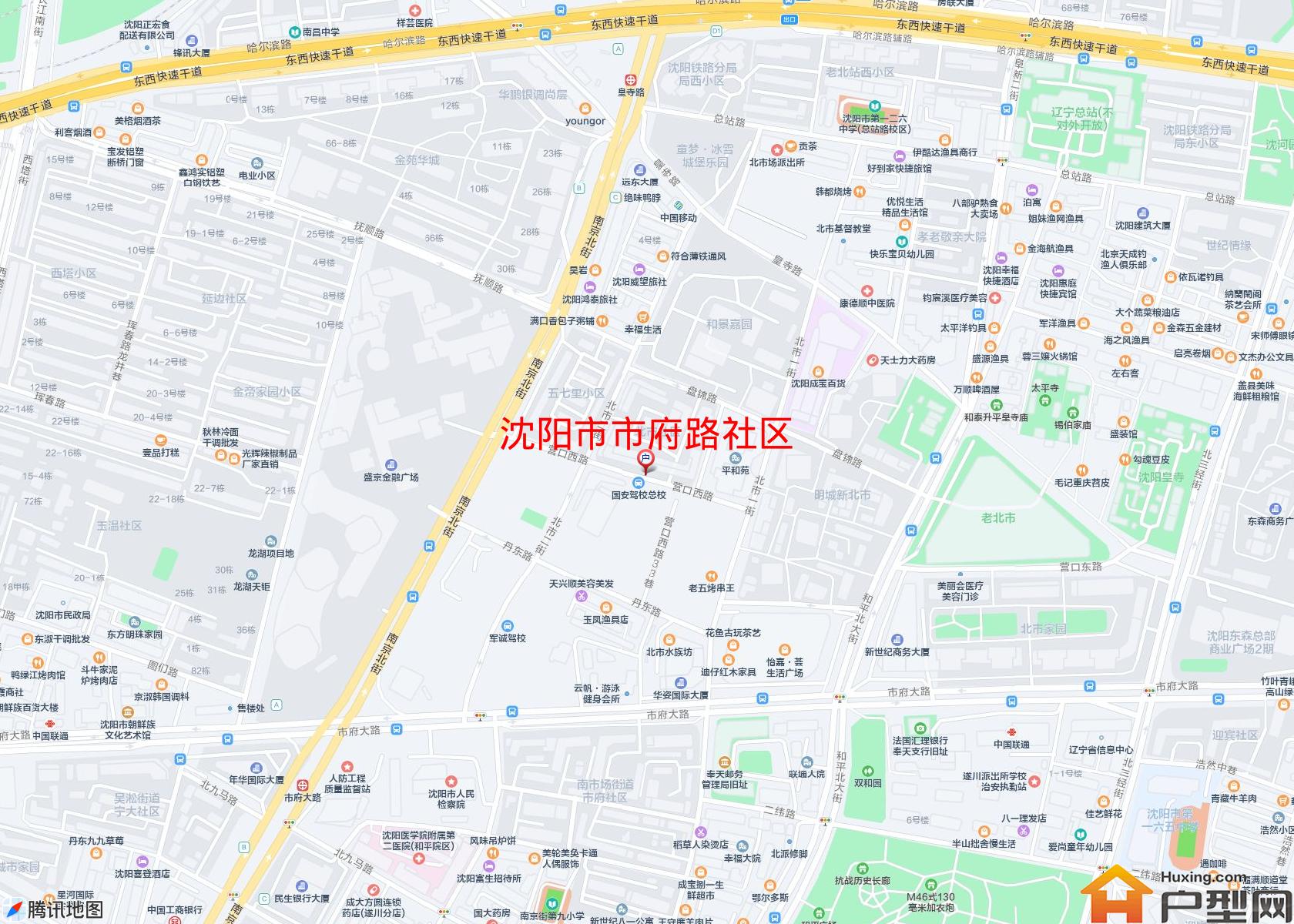 市府路社区小区 - 户型网