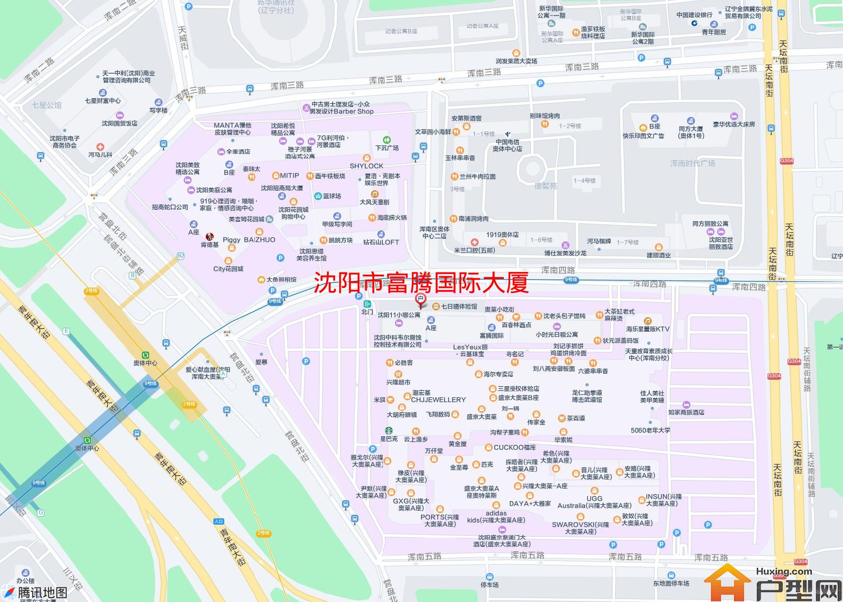 富腾国际大厦小区 - 户型网