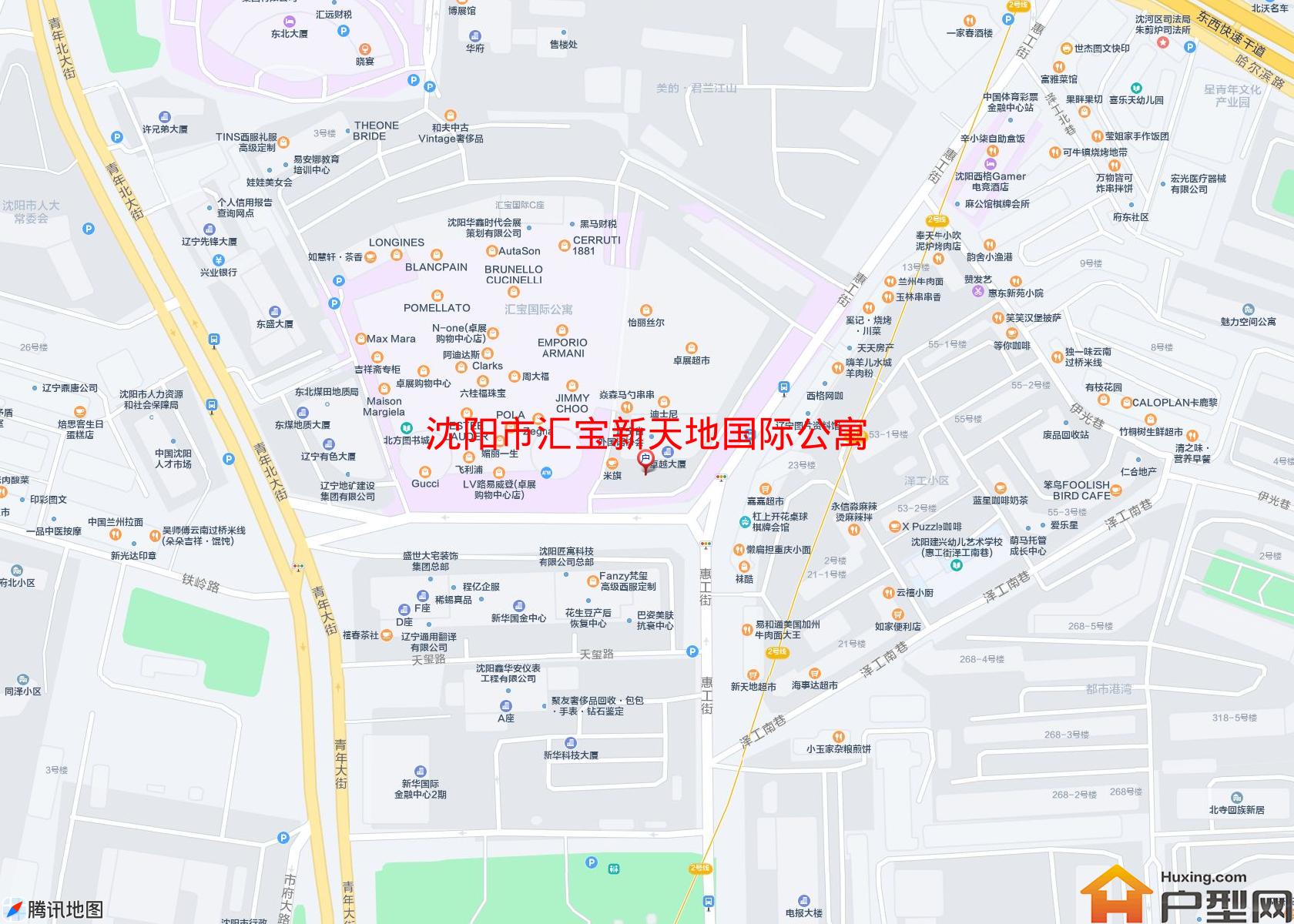 汇宝新天地国际公寓小区 - 户型网
