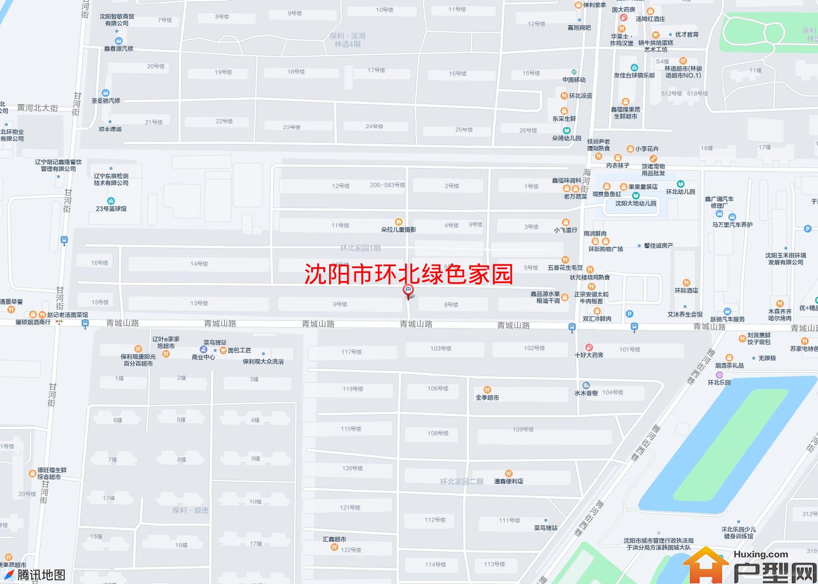 环北绿色家园小区 - 户型网