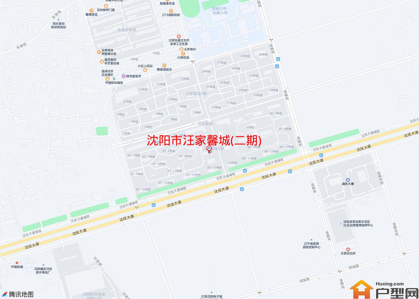 汪家馨城(二期)小区 - 户型网