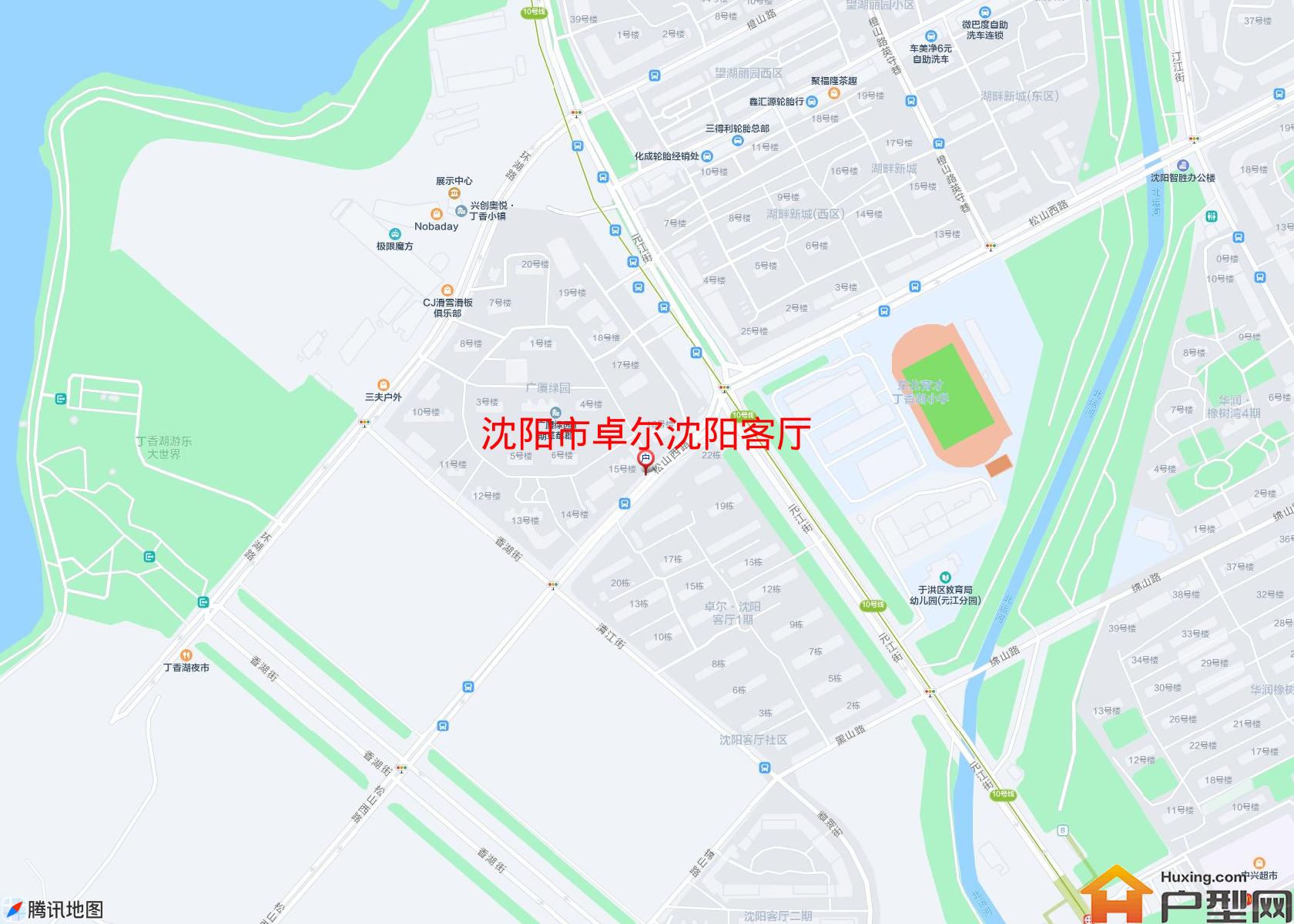 卓尔沈阳客厅小区 - 户型网