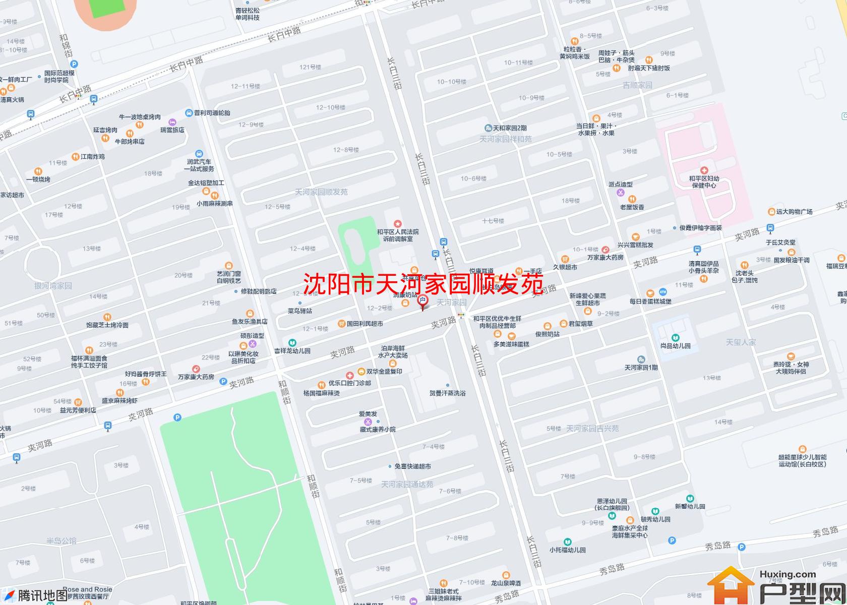天河家园顺发苑小区 - 户型网