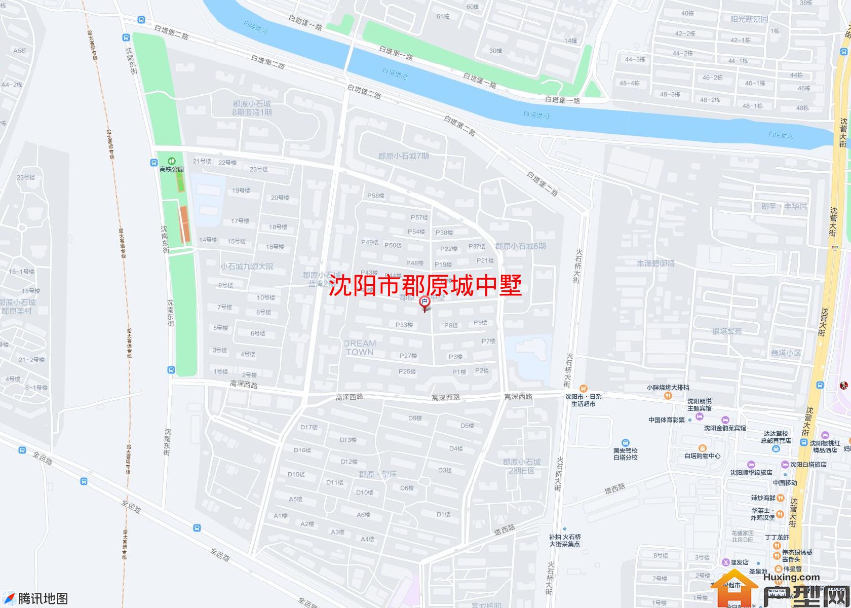 郡原城中墅小区 - 户型网