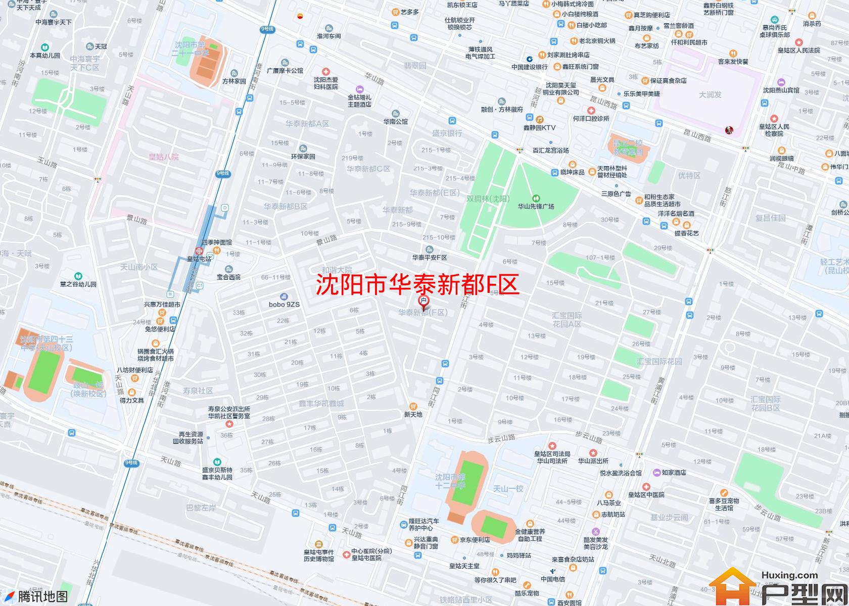 华泰新都F区小区 - 户型网