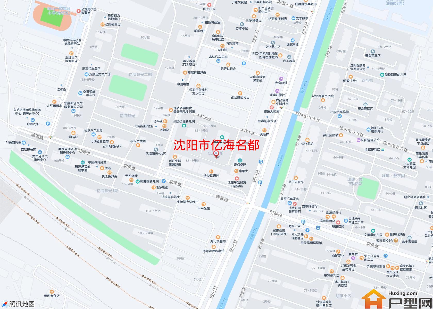 亿海名都小区 - 户型网 亿海名都小区 - 户型网