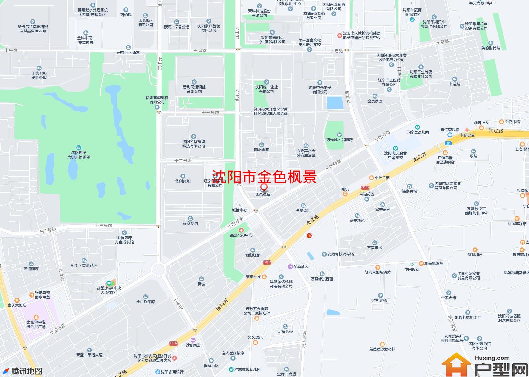 金色枫景小区 - 户型网