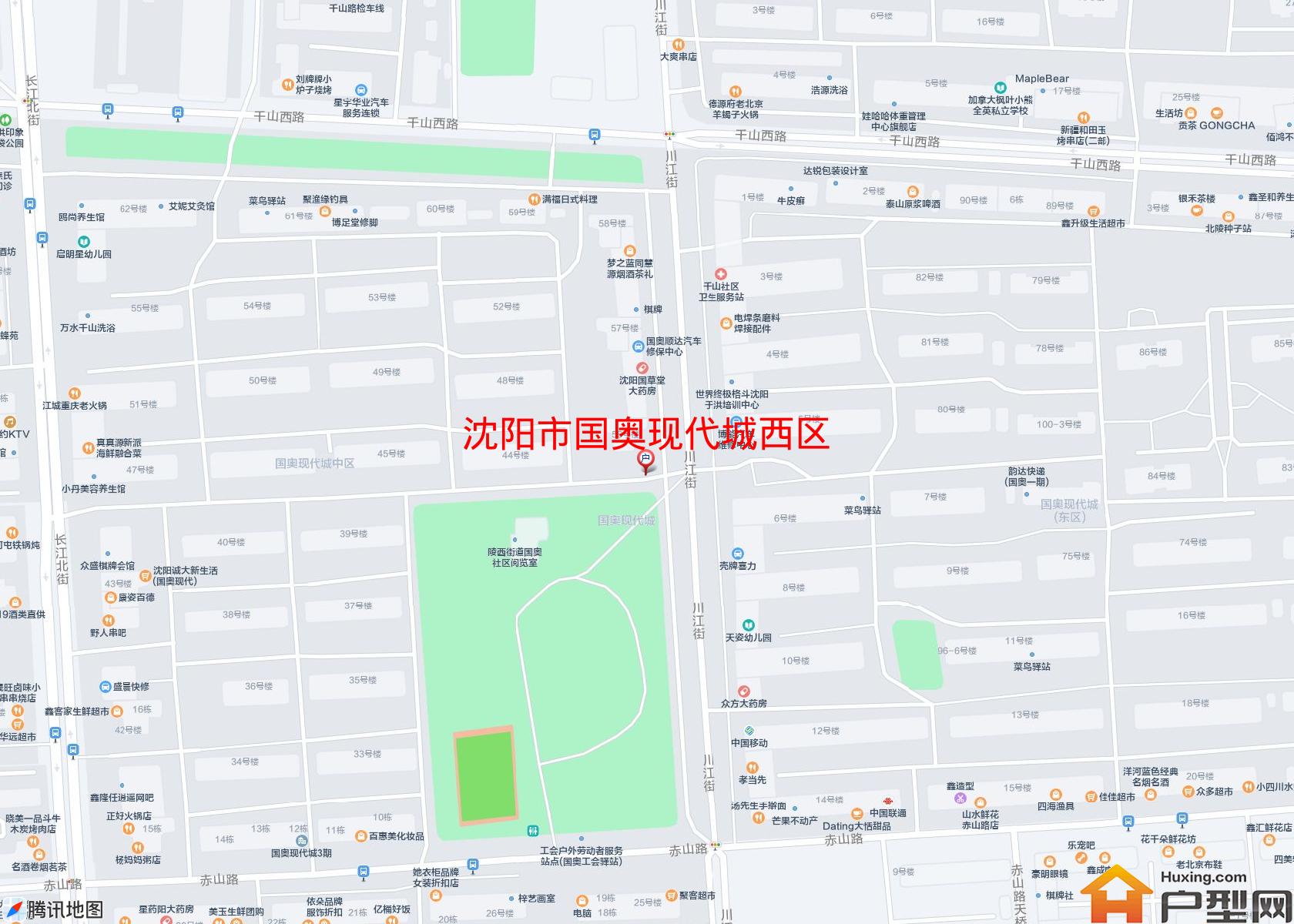 国奥现代城西区小区 - 户型网