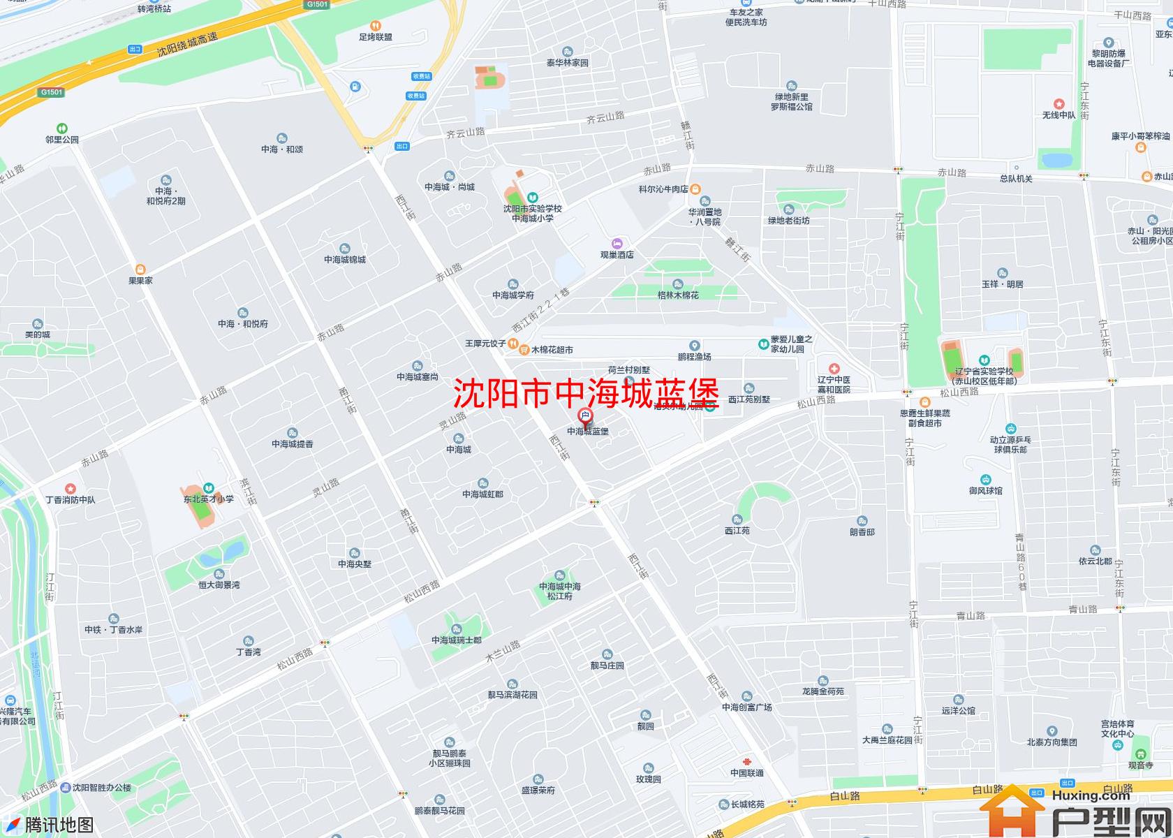 中海城蓝堡小区 - 户型网