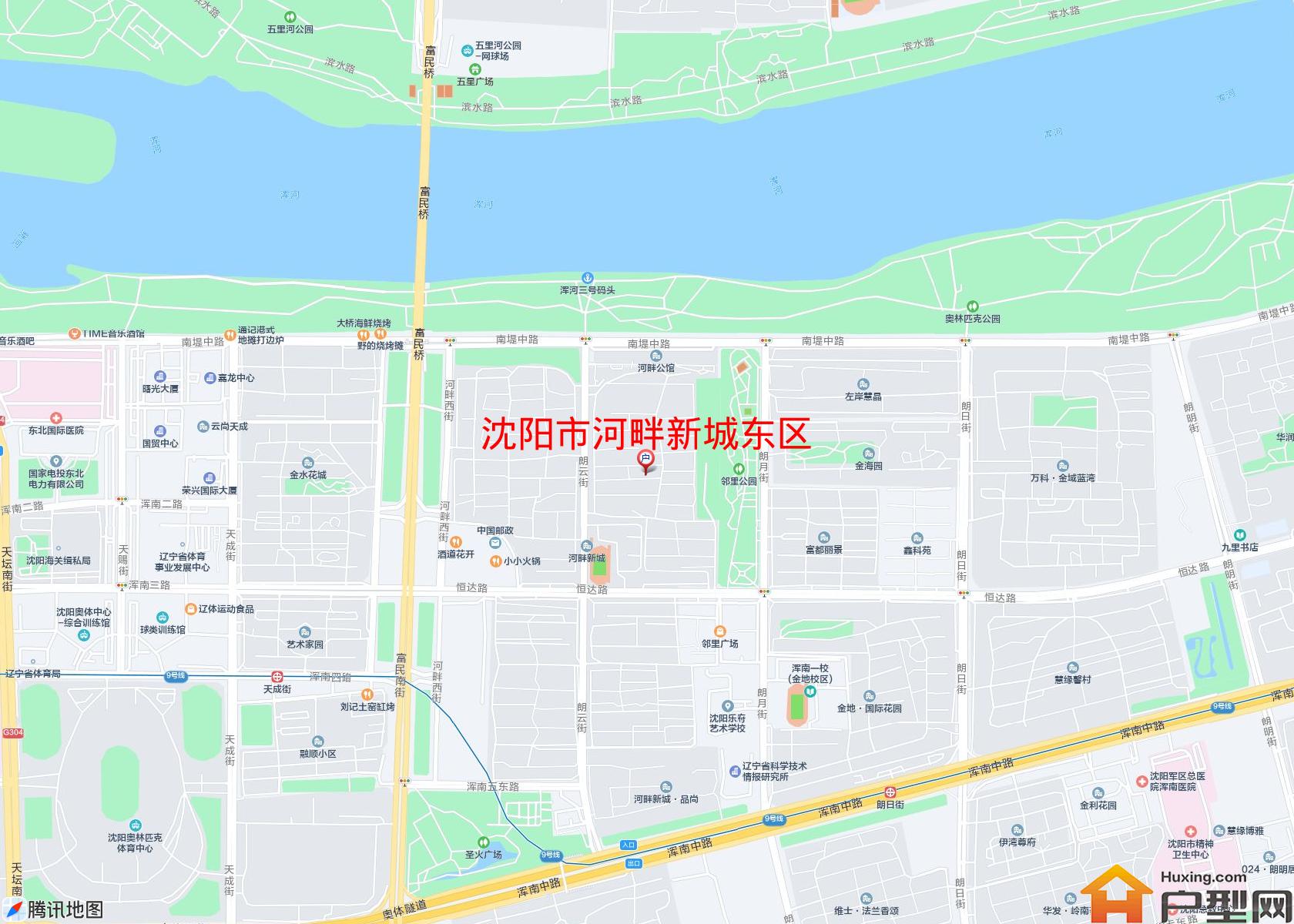 河畔新城东区小区 - 户型网