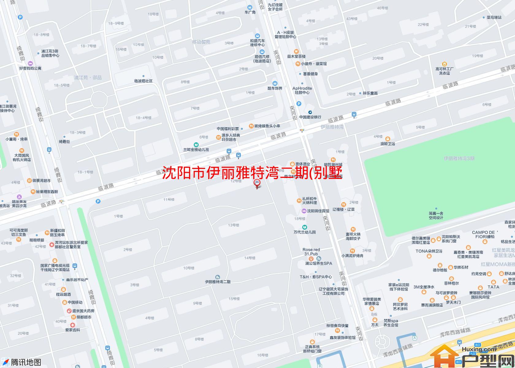 伊丽雅特湾二期(别墅)小区 - 户型网