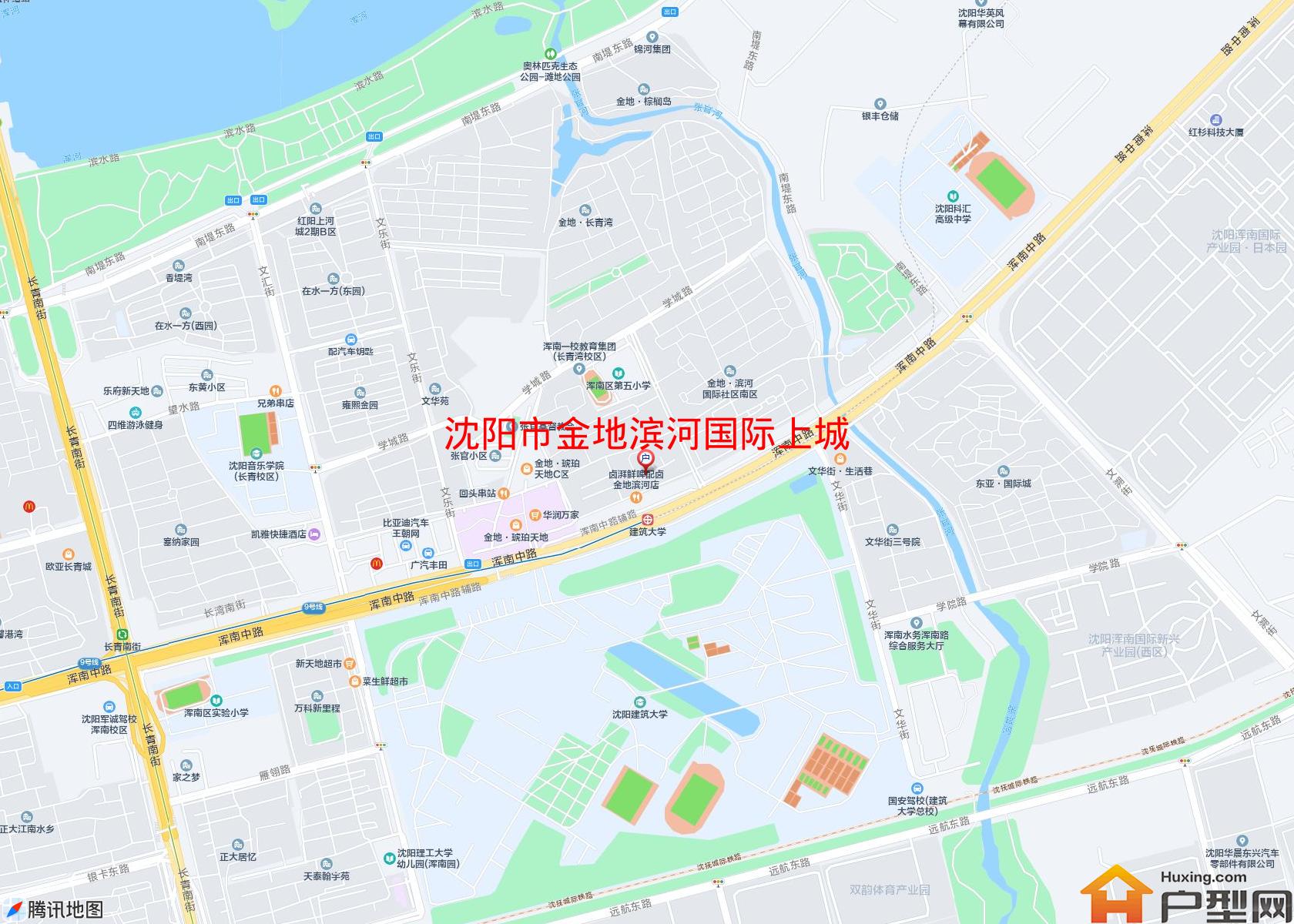 金地滨河国际上城小区 - 户型网