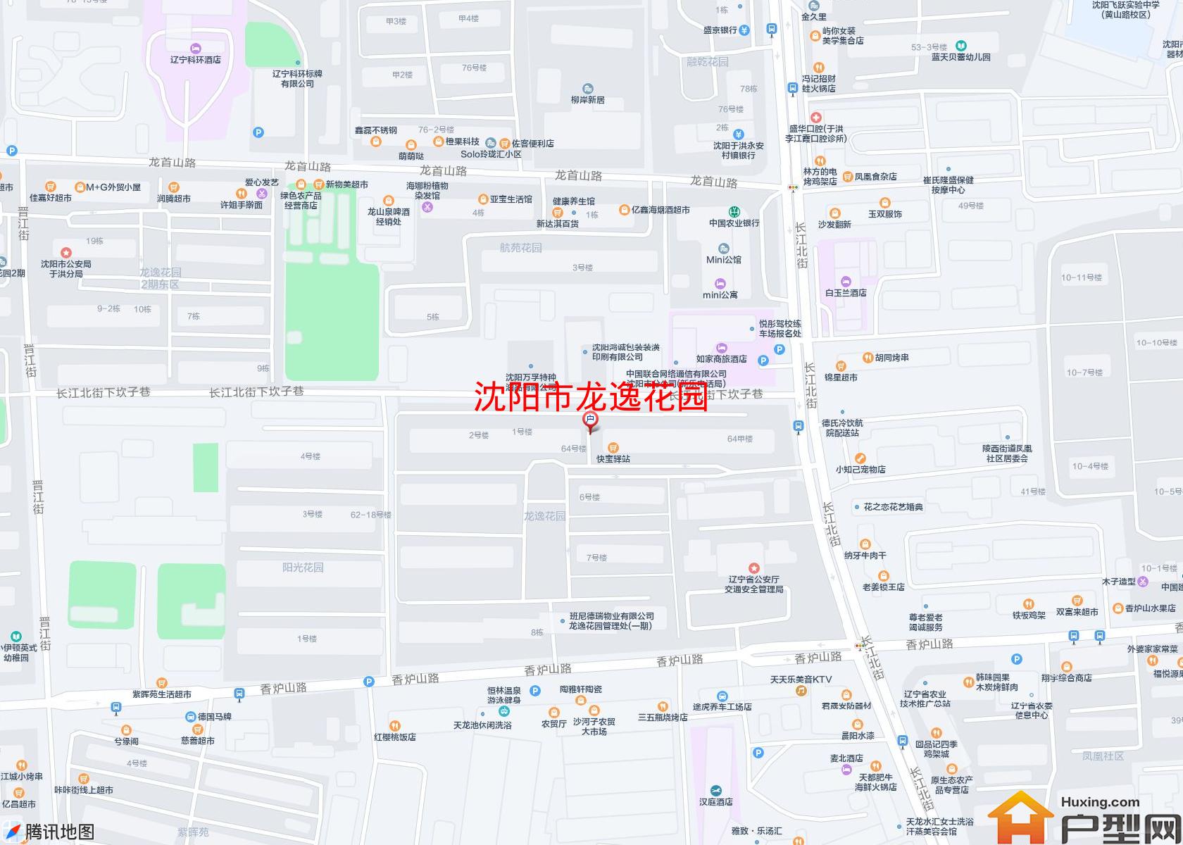 龙逸花园小区 - 户型网