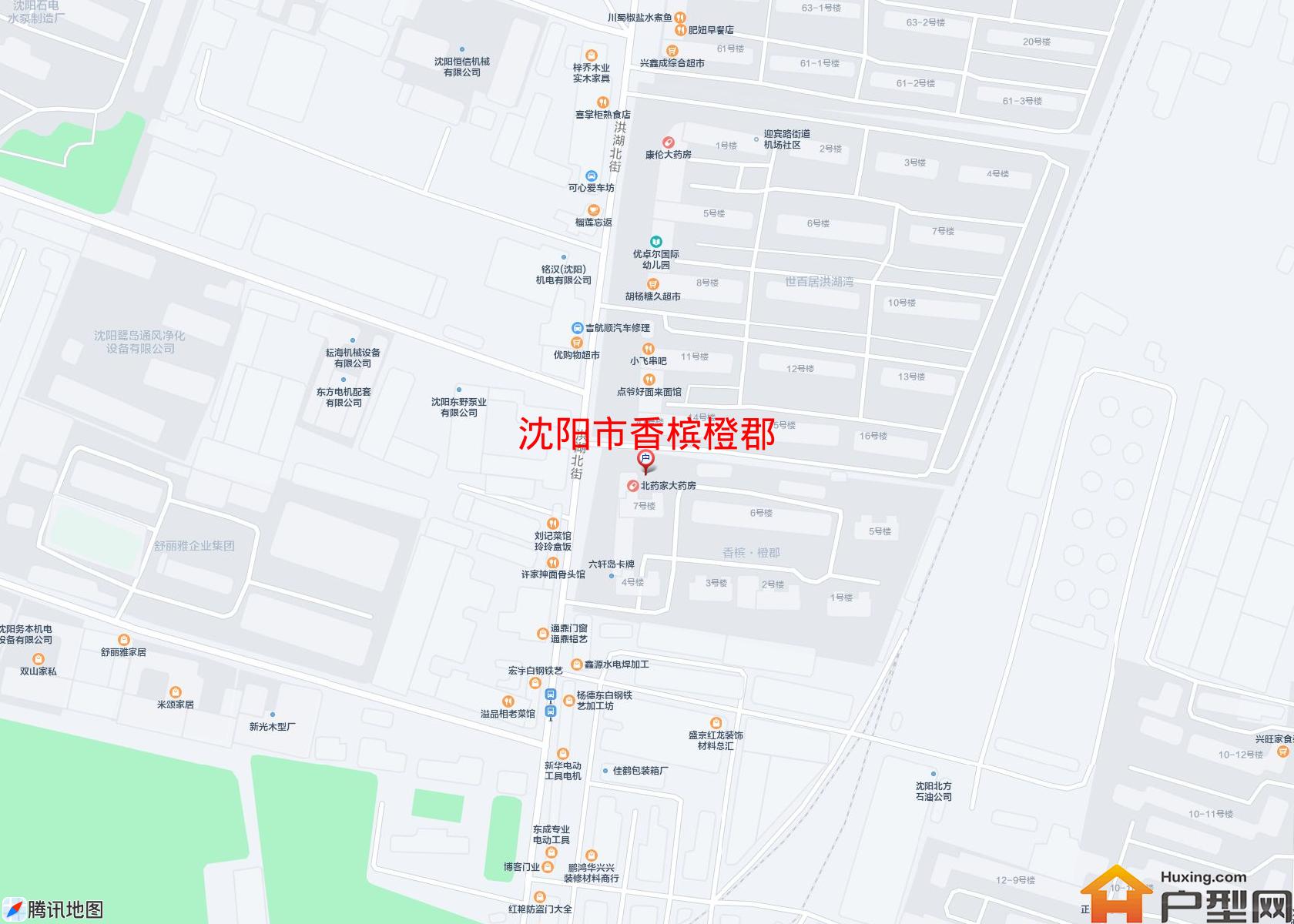 香槟橙郡小区 - 户型网