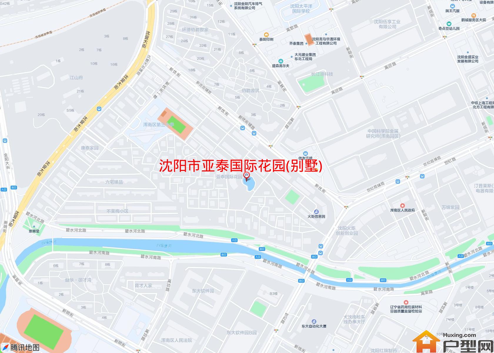 亚泰国际花园(别墅)小区 - 户型网