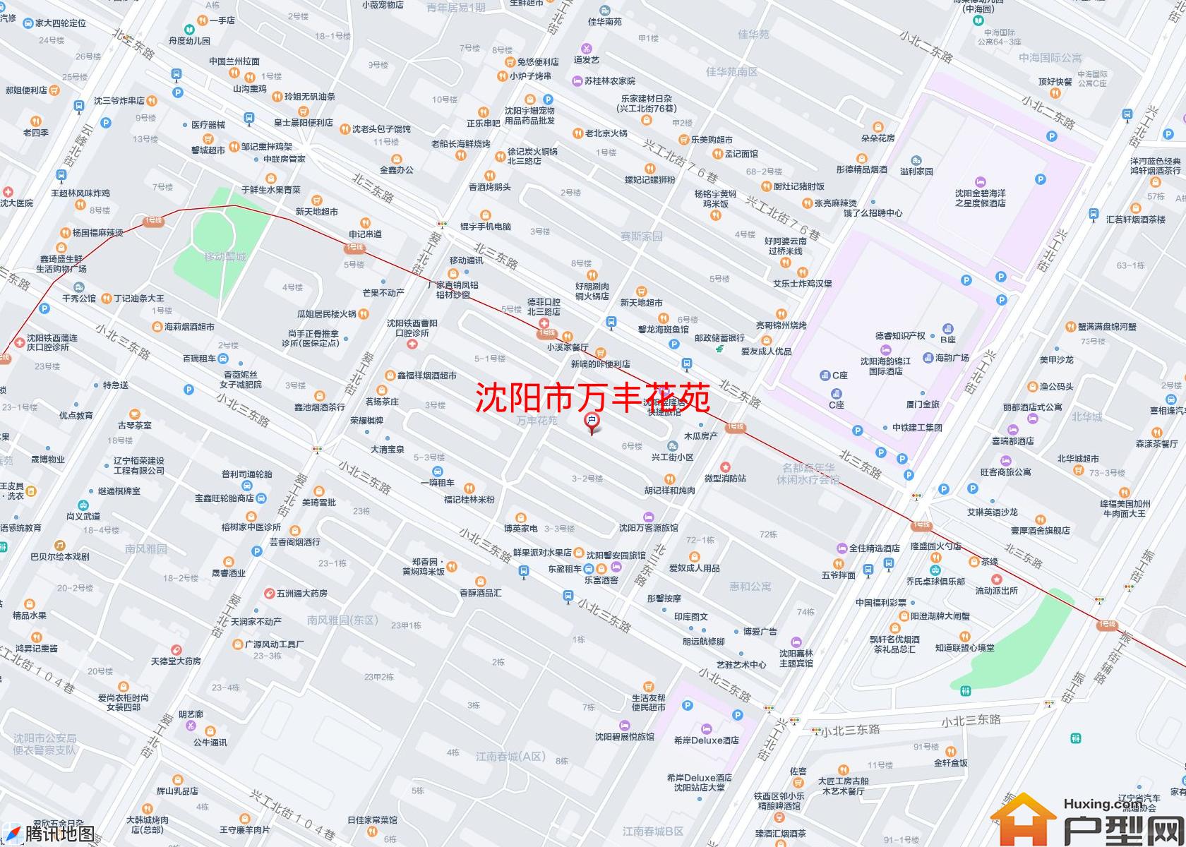 万丰花苑小区 - 户型网