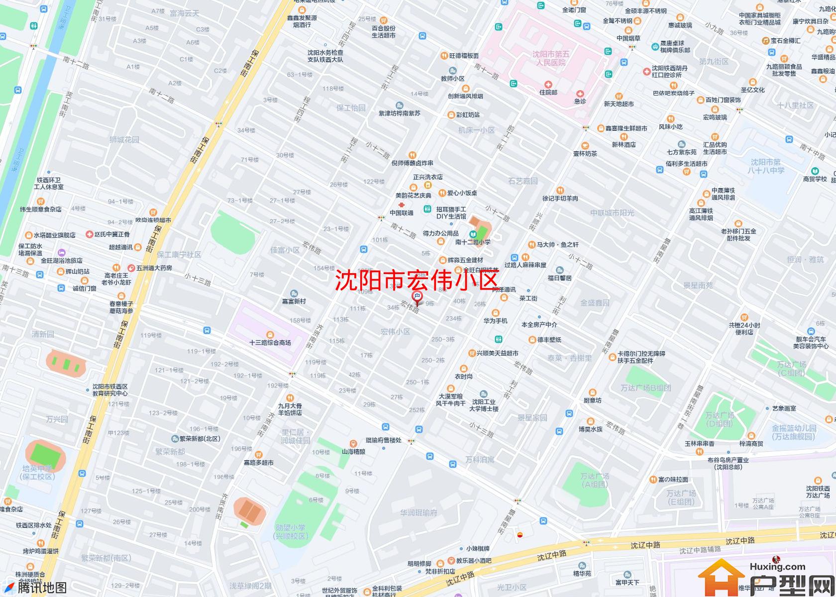 宏伟小区小区 - 户型网