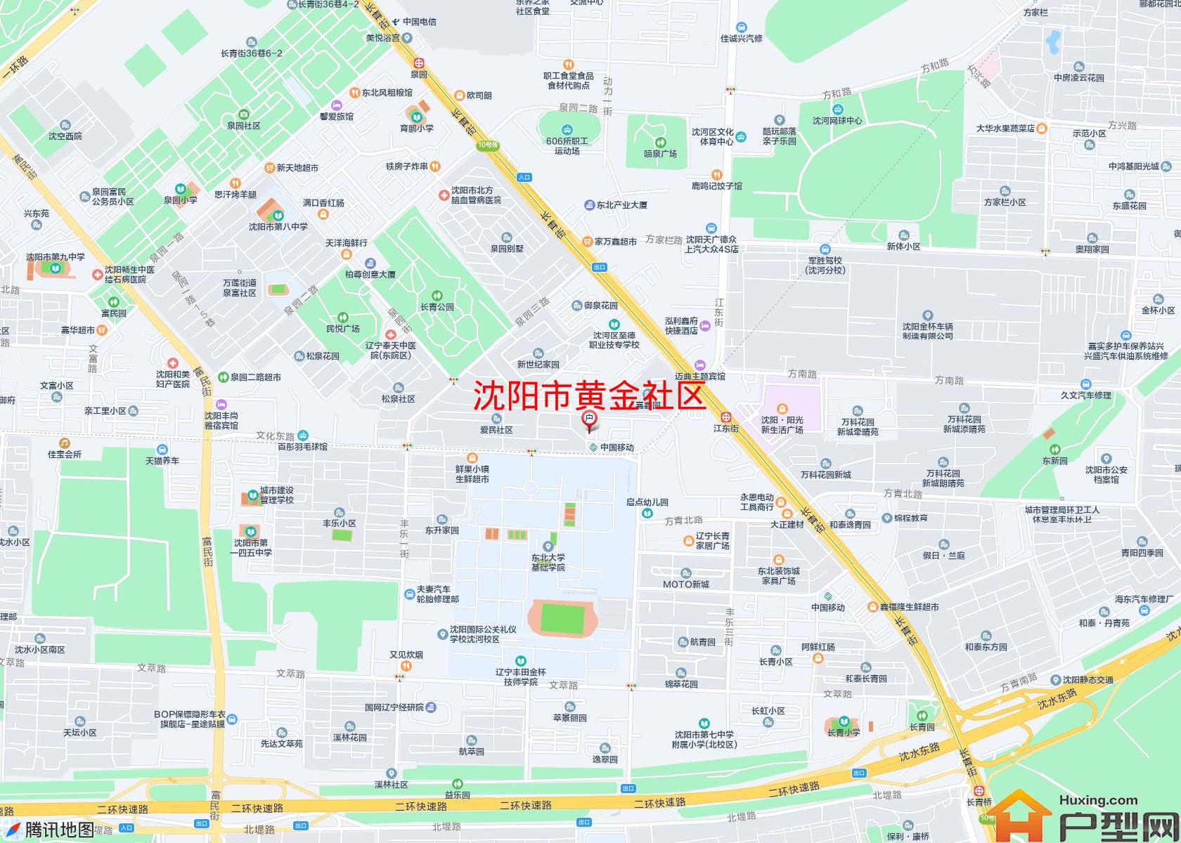 黄金社区小区 - 户型网