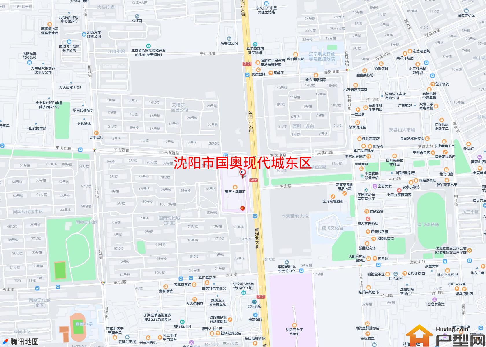 国奥现代城东区小区 - 户型网