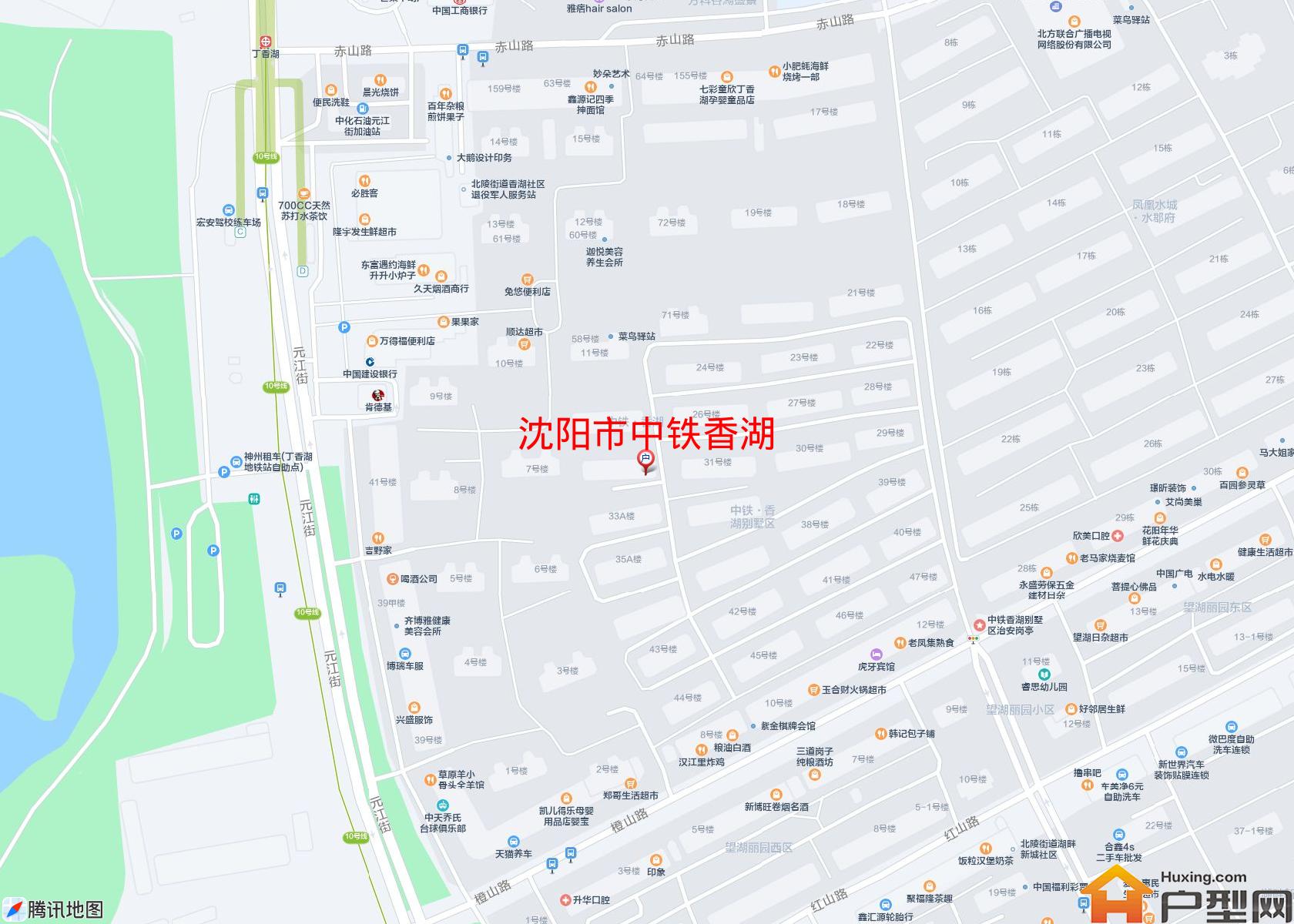 中铁香湖小区 - 户型网