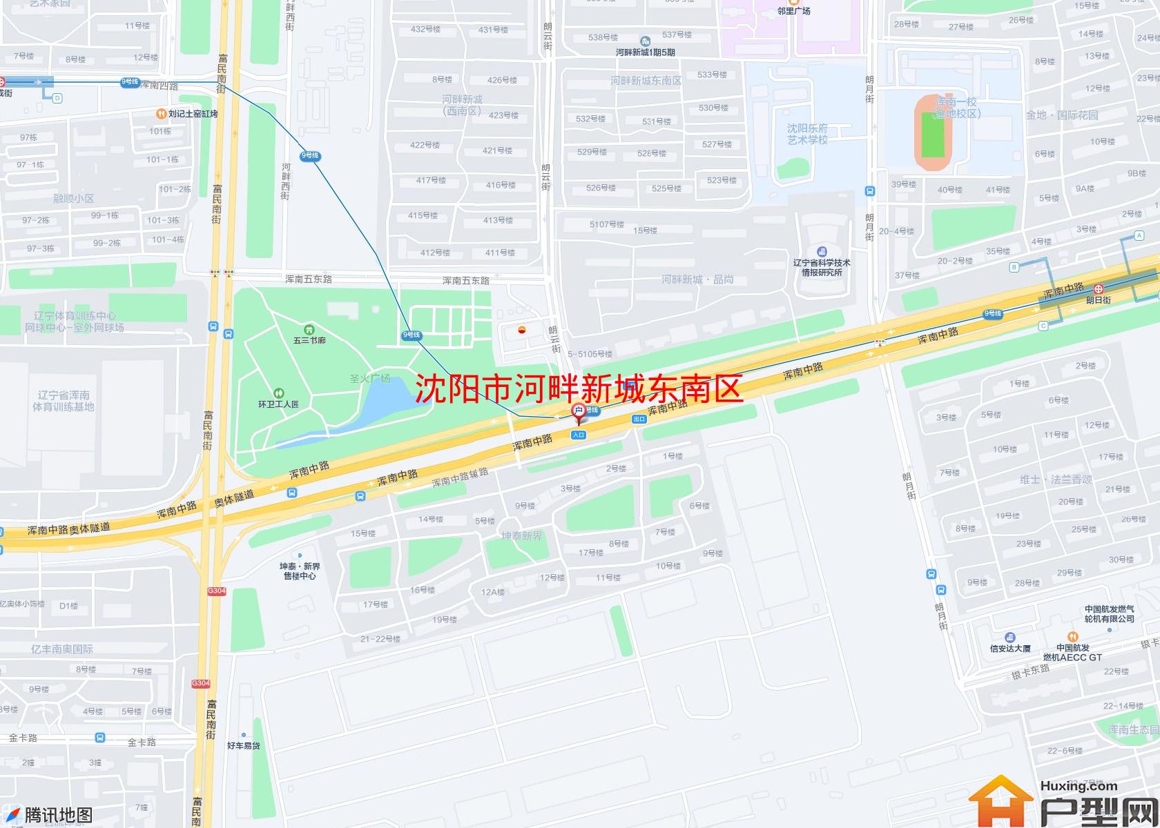 河畔新城东南区小区 - 户型网