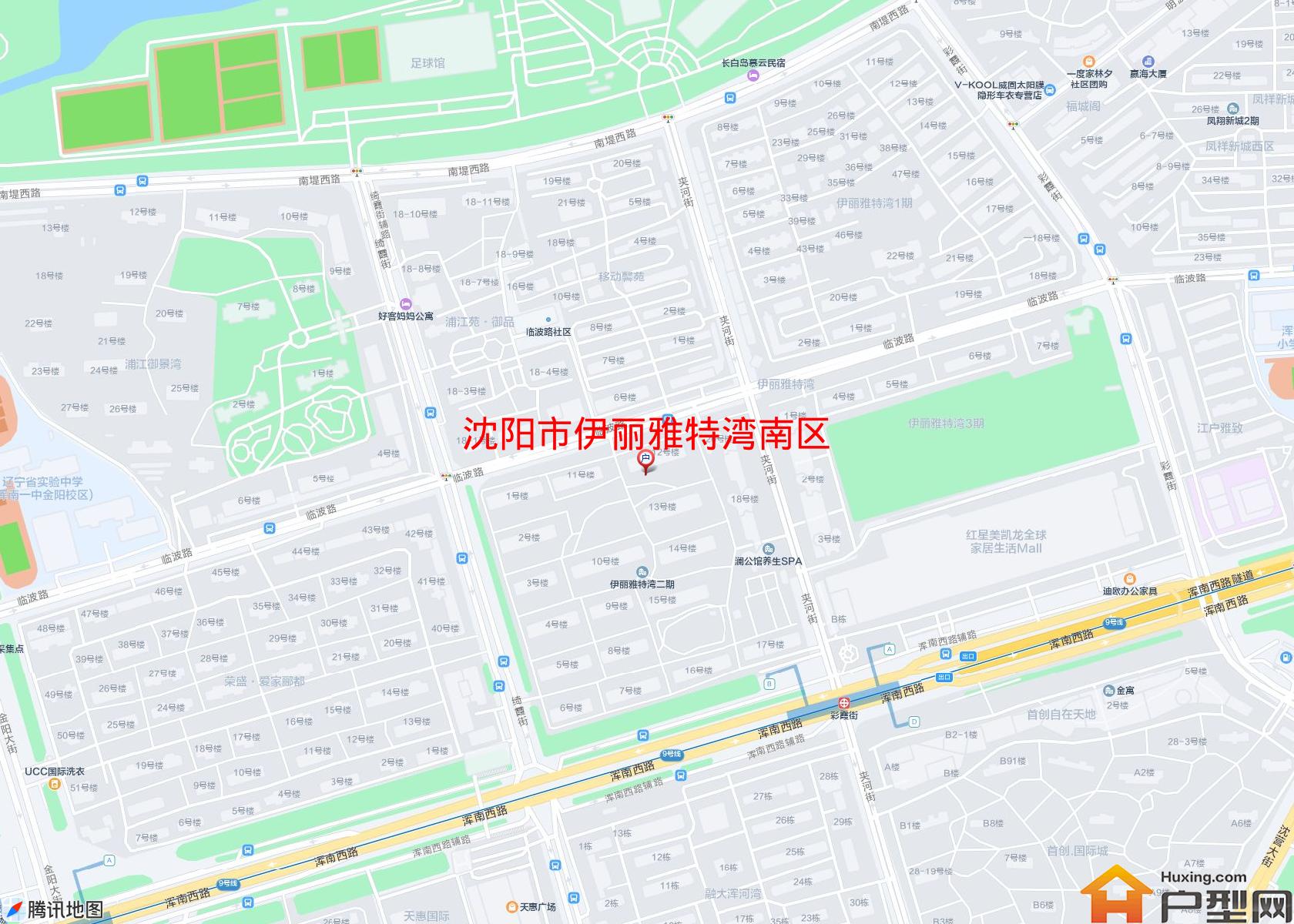 伊丽雅特湾南区小区 - 户型网