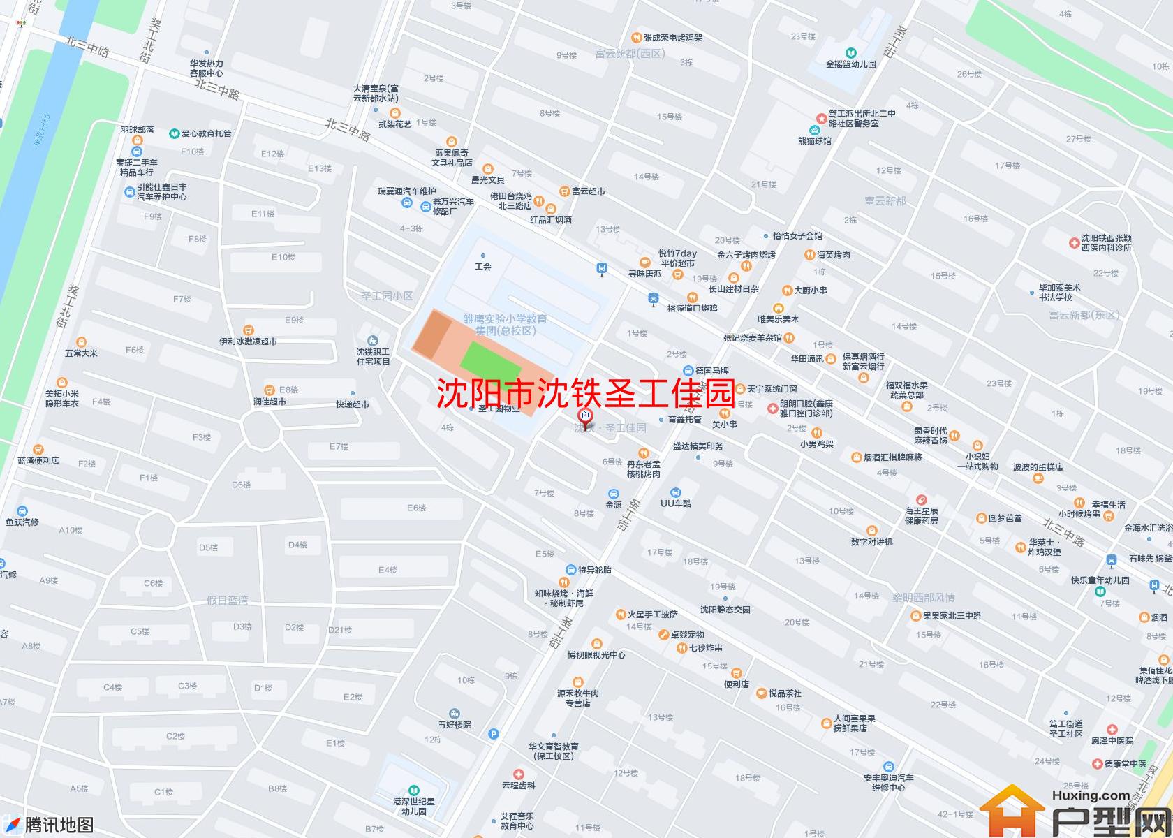 沈铁圣工佳园小区 - 户型网