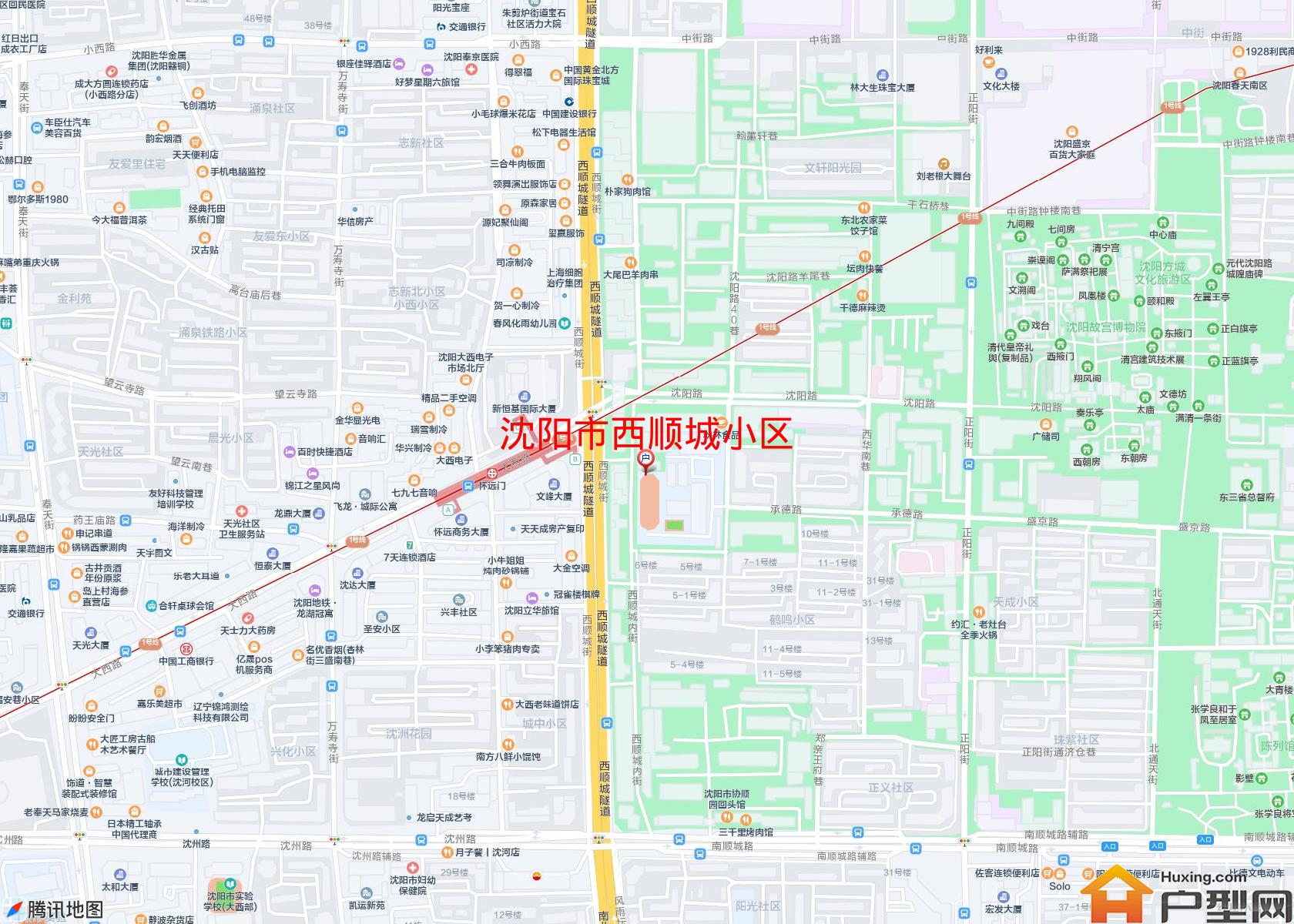 西顺城小区小区 - 户型网