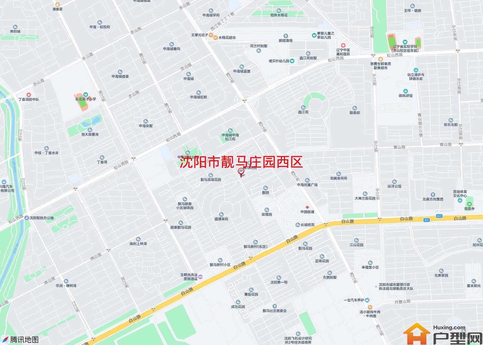 靓马庄园西区小区 - 户型网