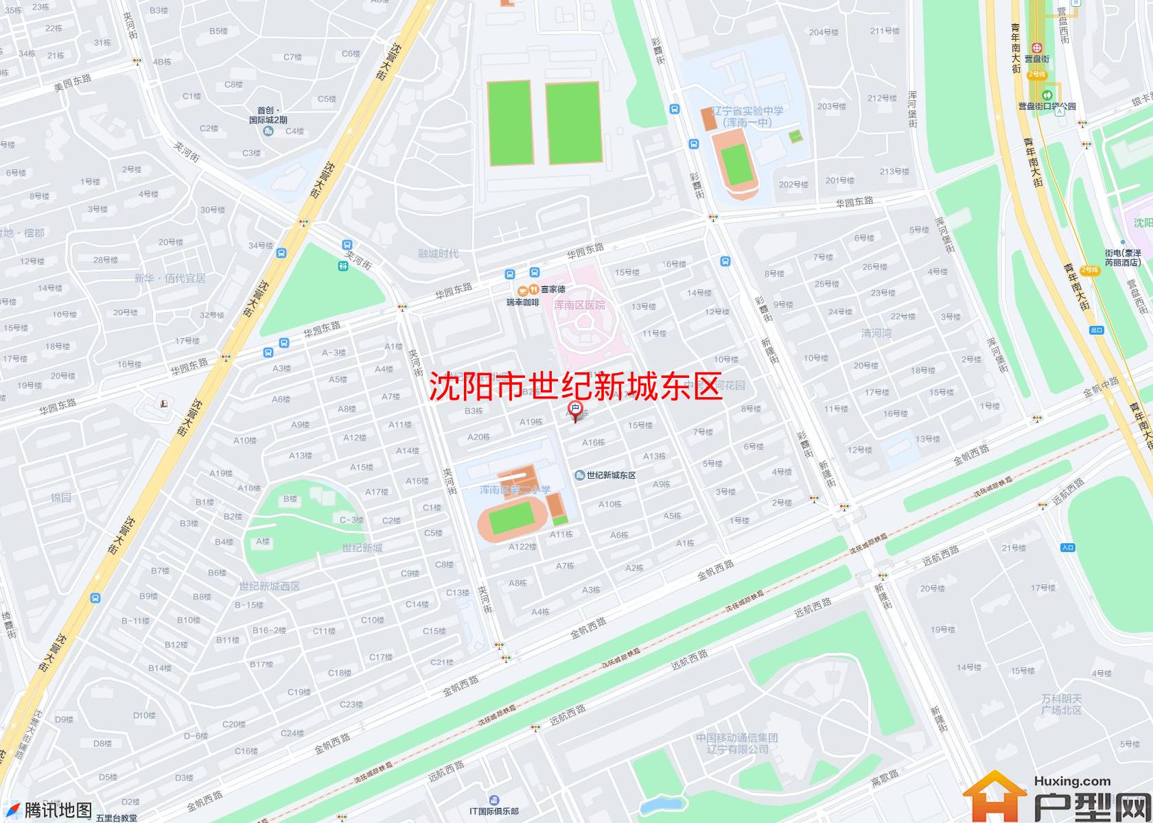 世纪新城东区小区 - 户型网