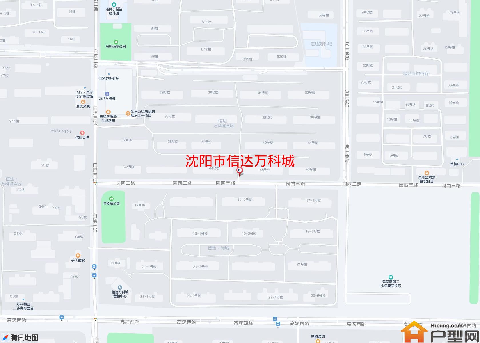 信达万科城小区 - 户型网