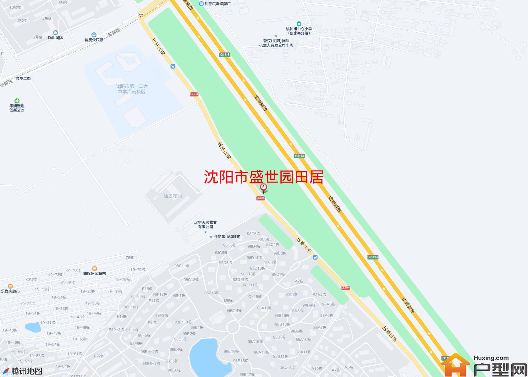 盛世园田居小区 - 户型网