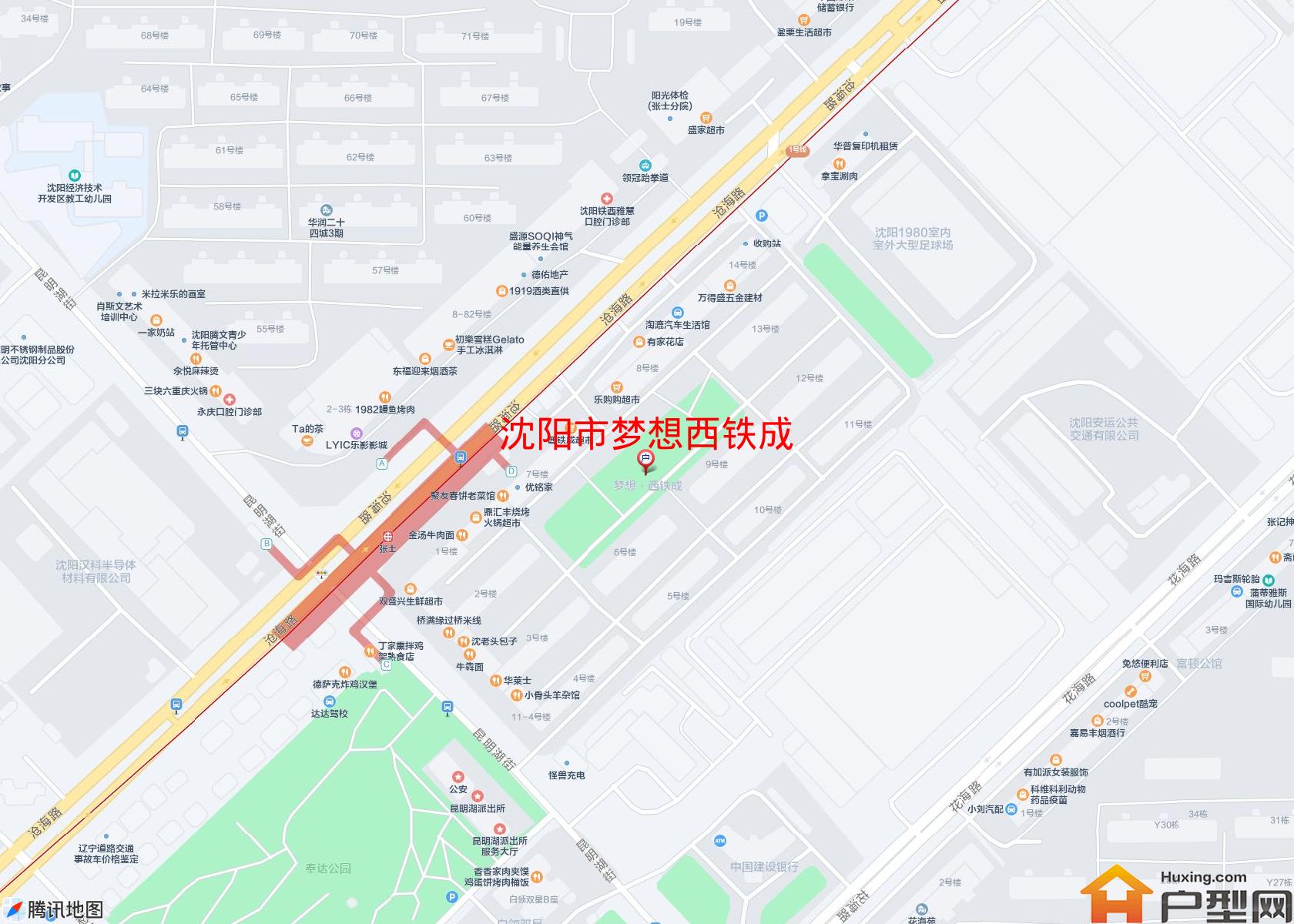 梦想西铁成小区 - 户型网