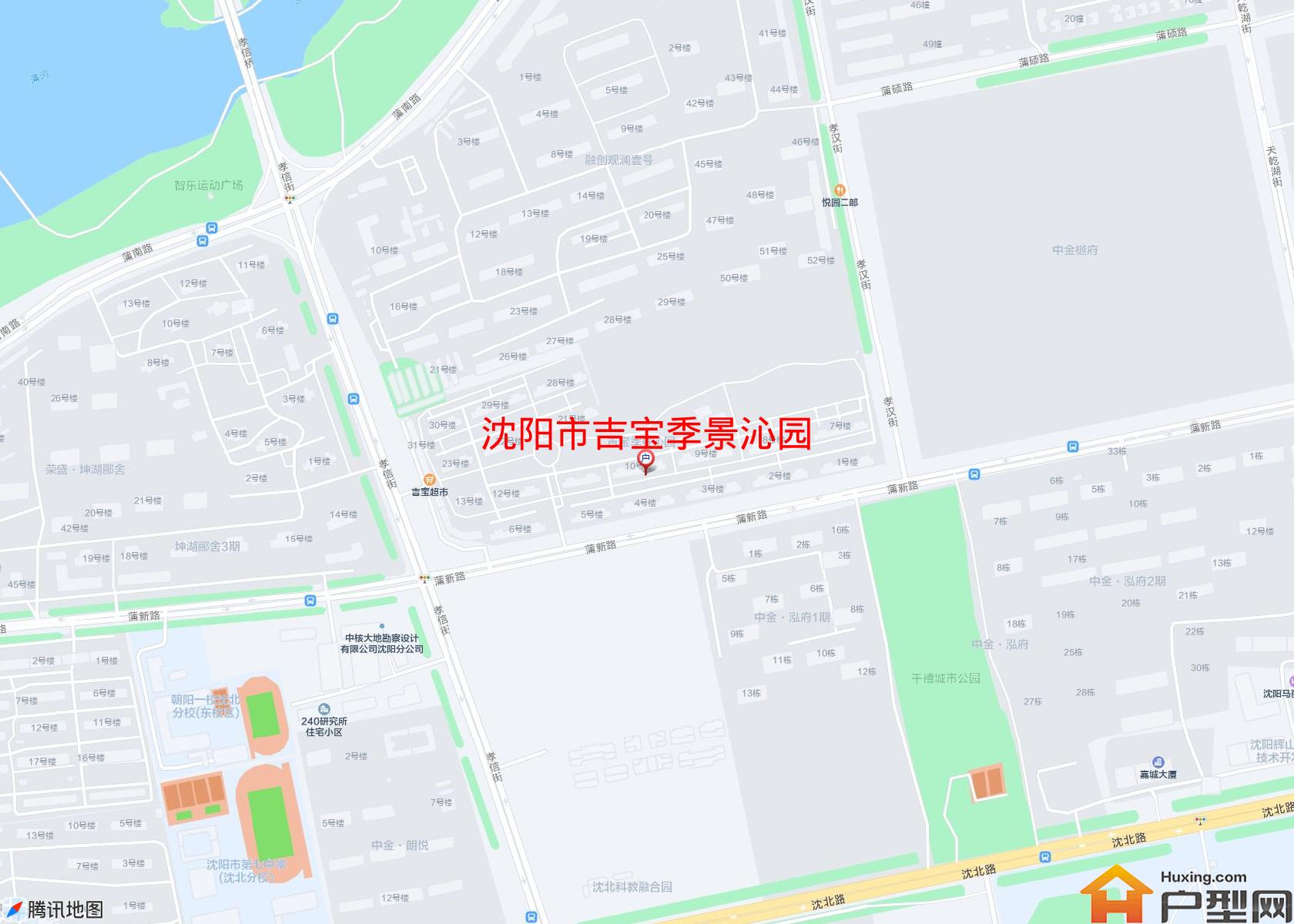 吉宝季景沁园小区 - 户型网