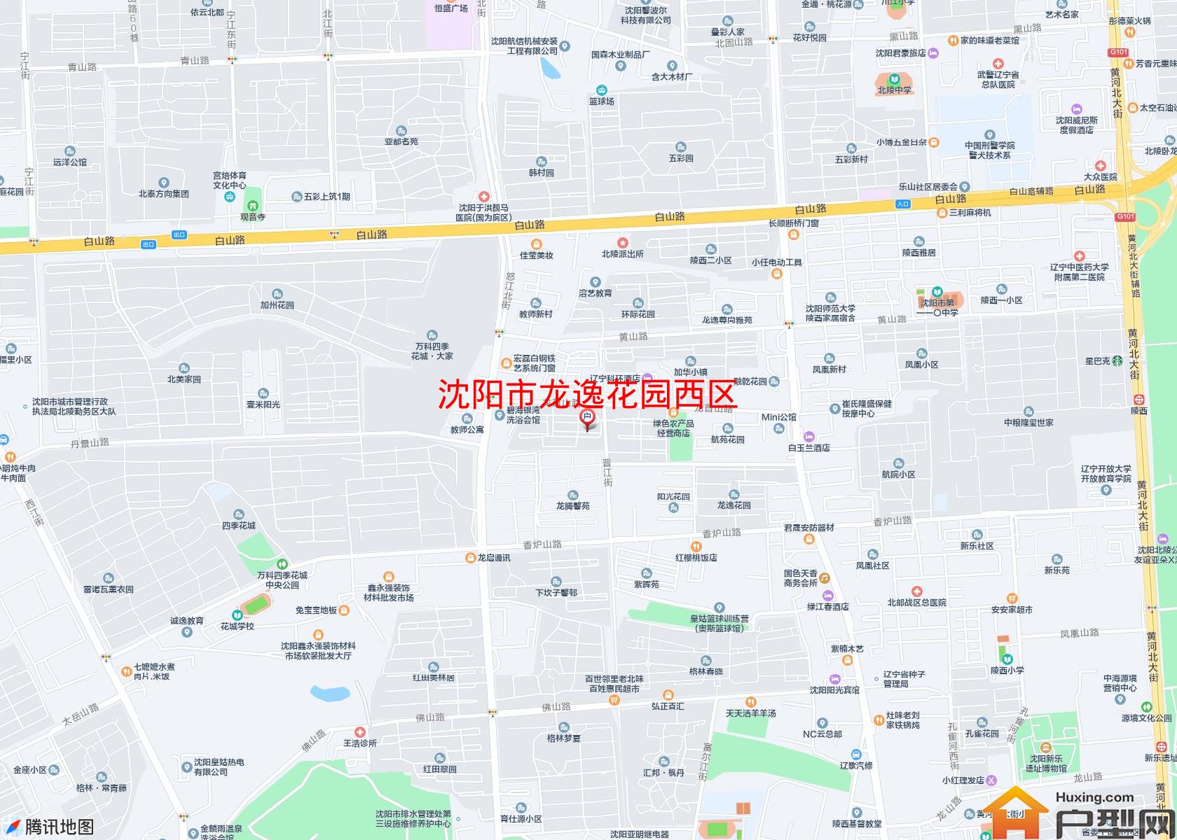 龙逸花园西区小区 - 户型网