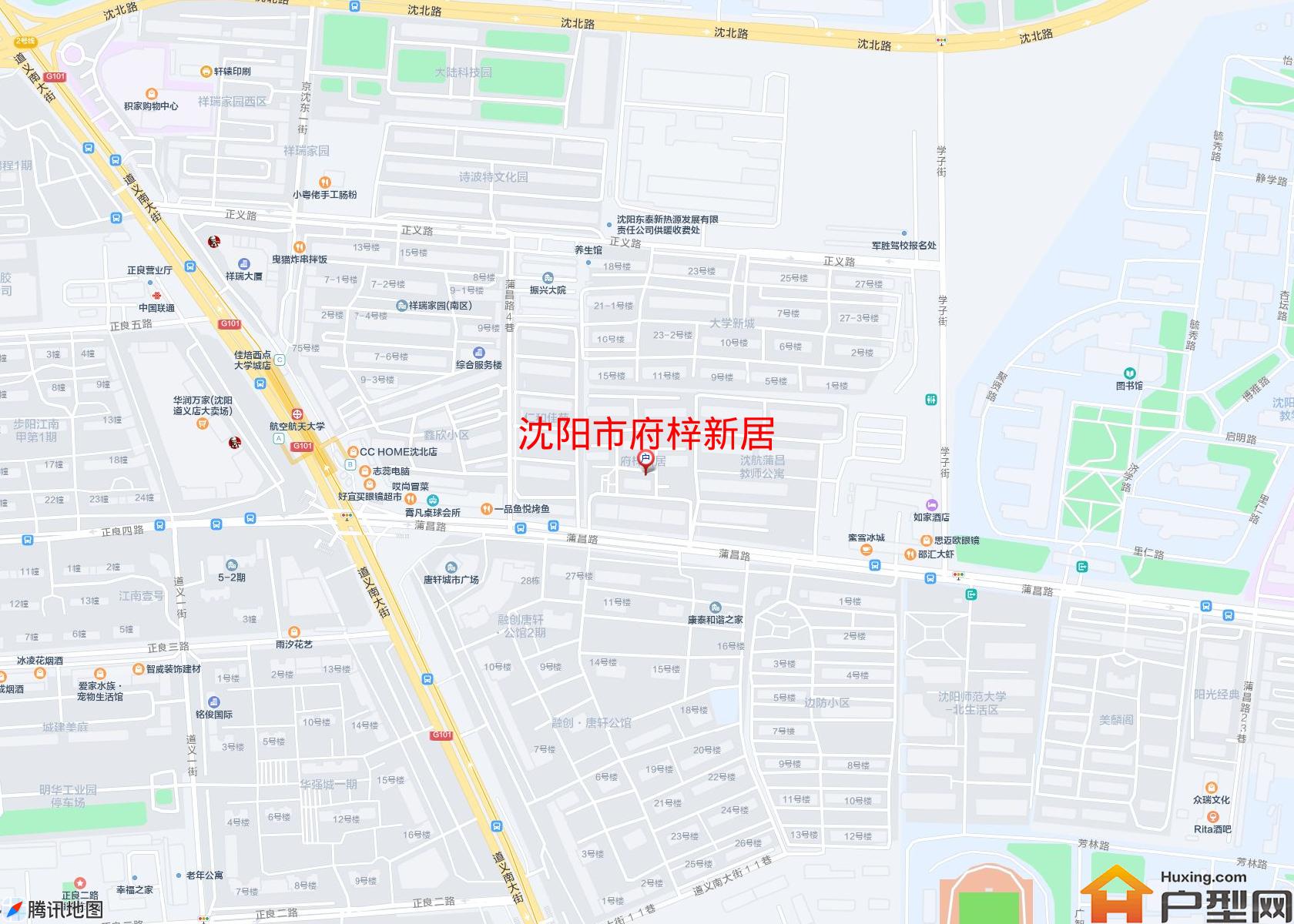 府梓新居小区 - 户型网 府梓新居小区 - 户型网