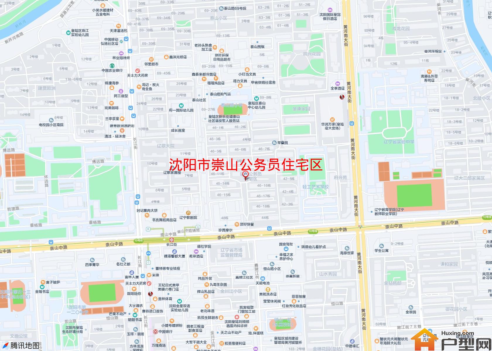崇山公务员住宅区小区 - 户型网