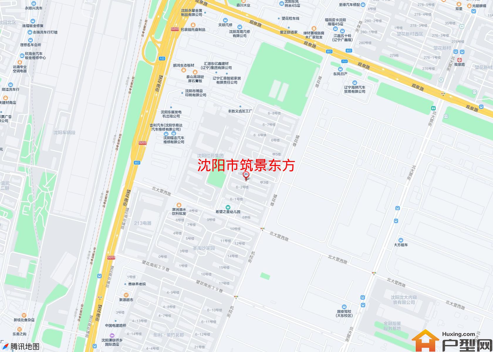 筑景东方小区 - 户型网