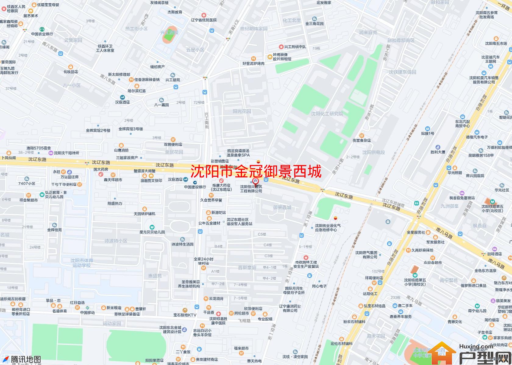 金冠御景西城小区 - 户型网
